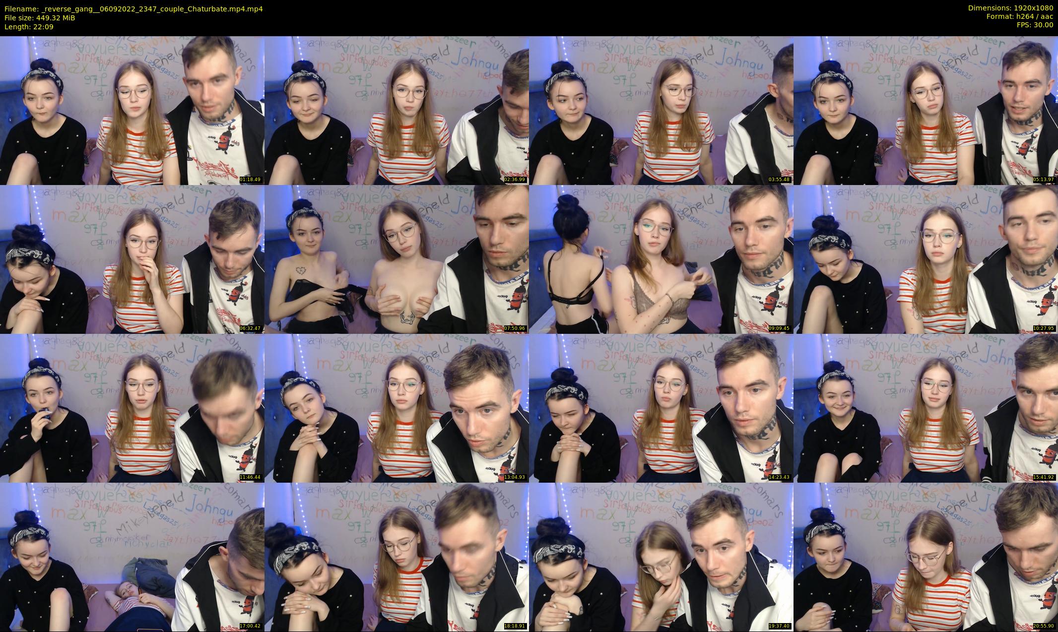 _reverse_gang_ — 23 minute Chaturbate couple cam show recording, 1080p, Sep 6, 2022