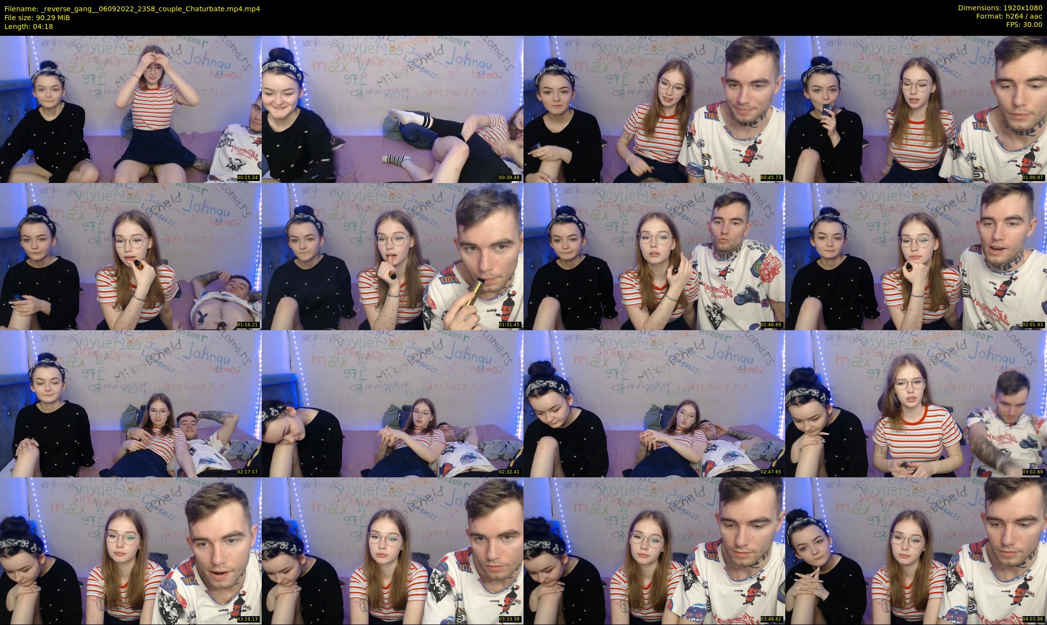 _reverse_gang_ — 5 minute Chaturbate couple cam show recording, 1080p, Sep 6, 2022
