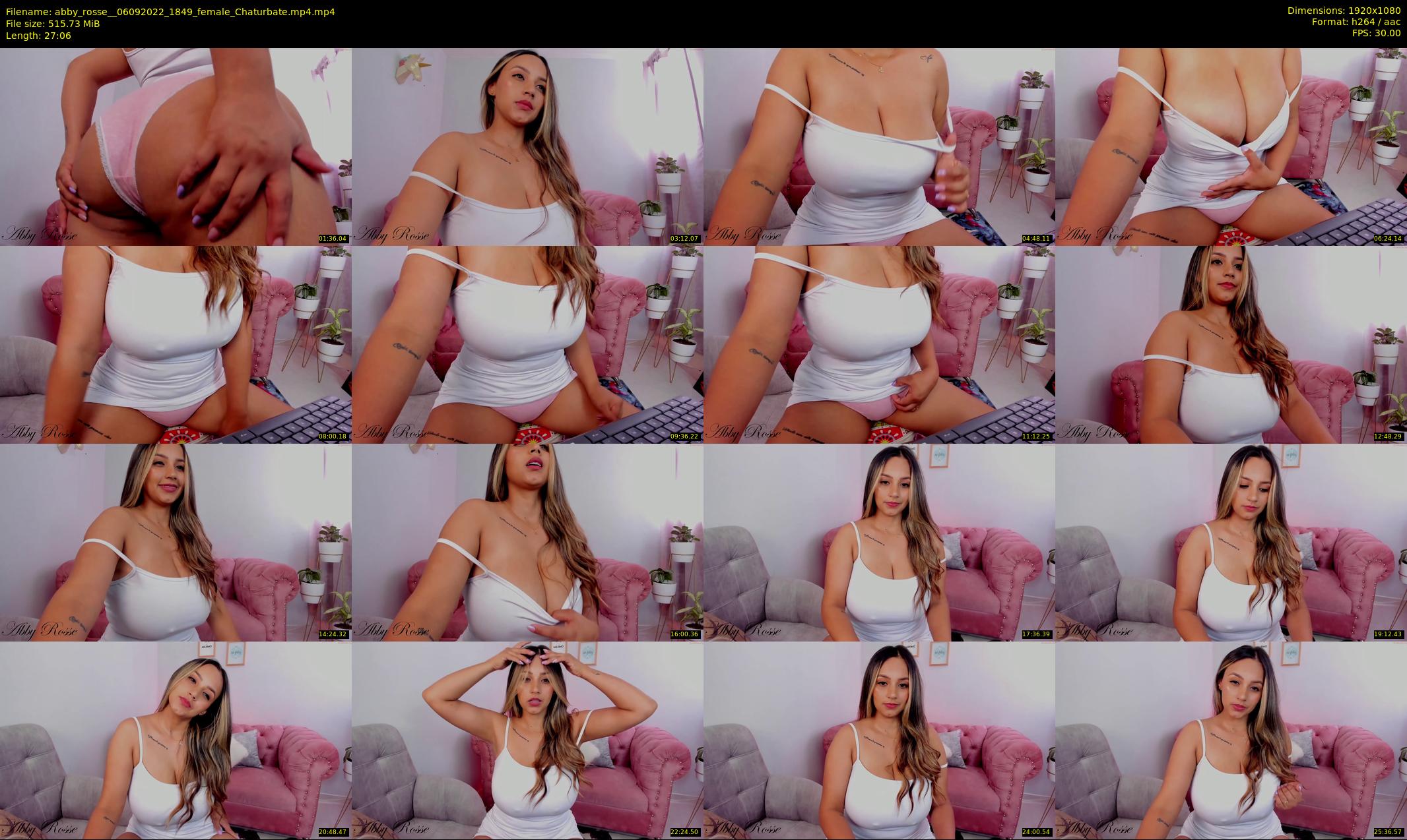 abby_rosse_ — 28 minute Chaturbate female cam show recording, 1080p, Sep 6, 2022