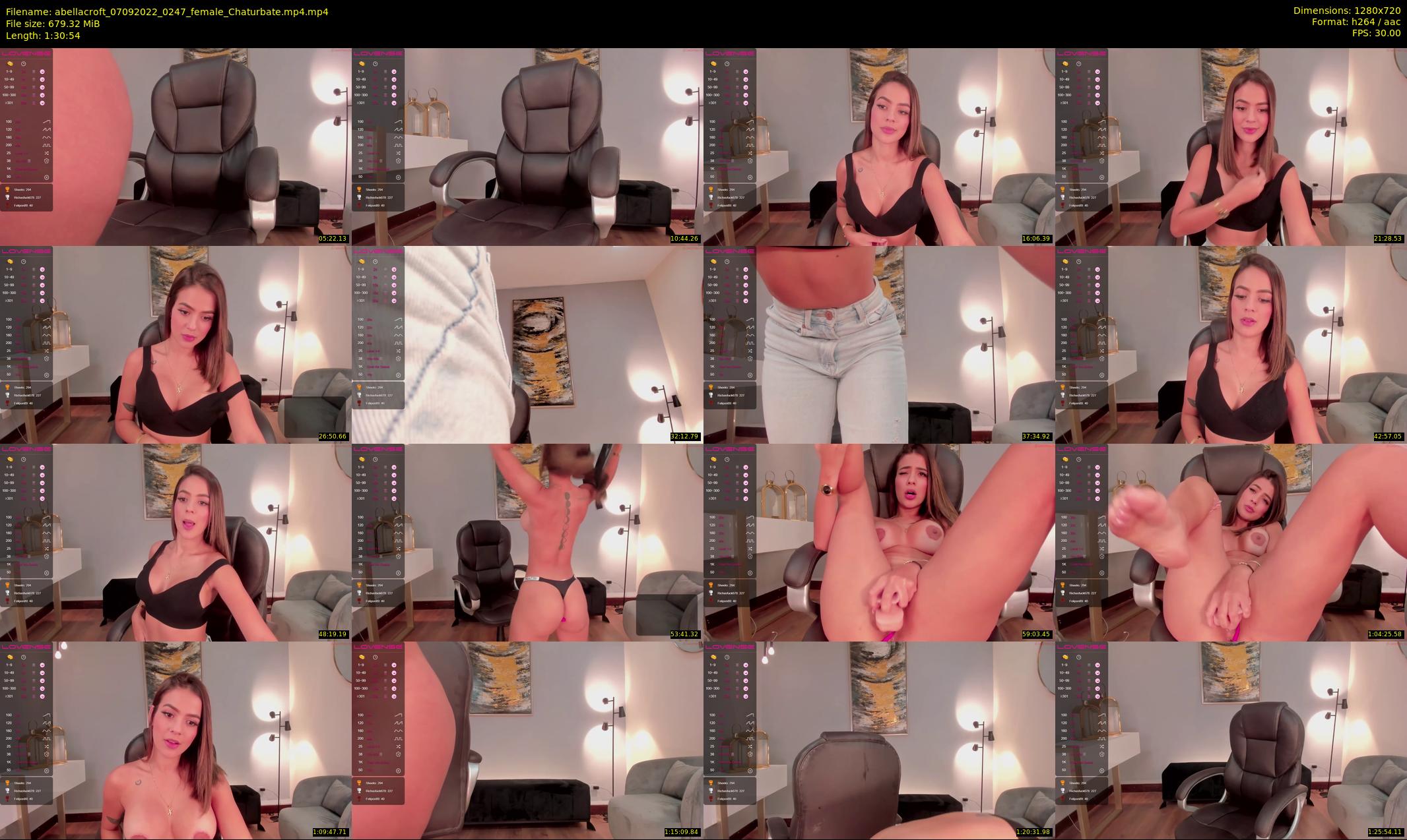 abellacroft — 91 minute Chaturbate female cam show recording, 720p, Sep 7, 2022