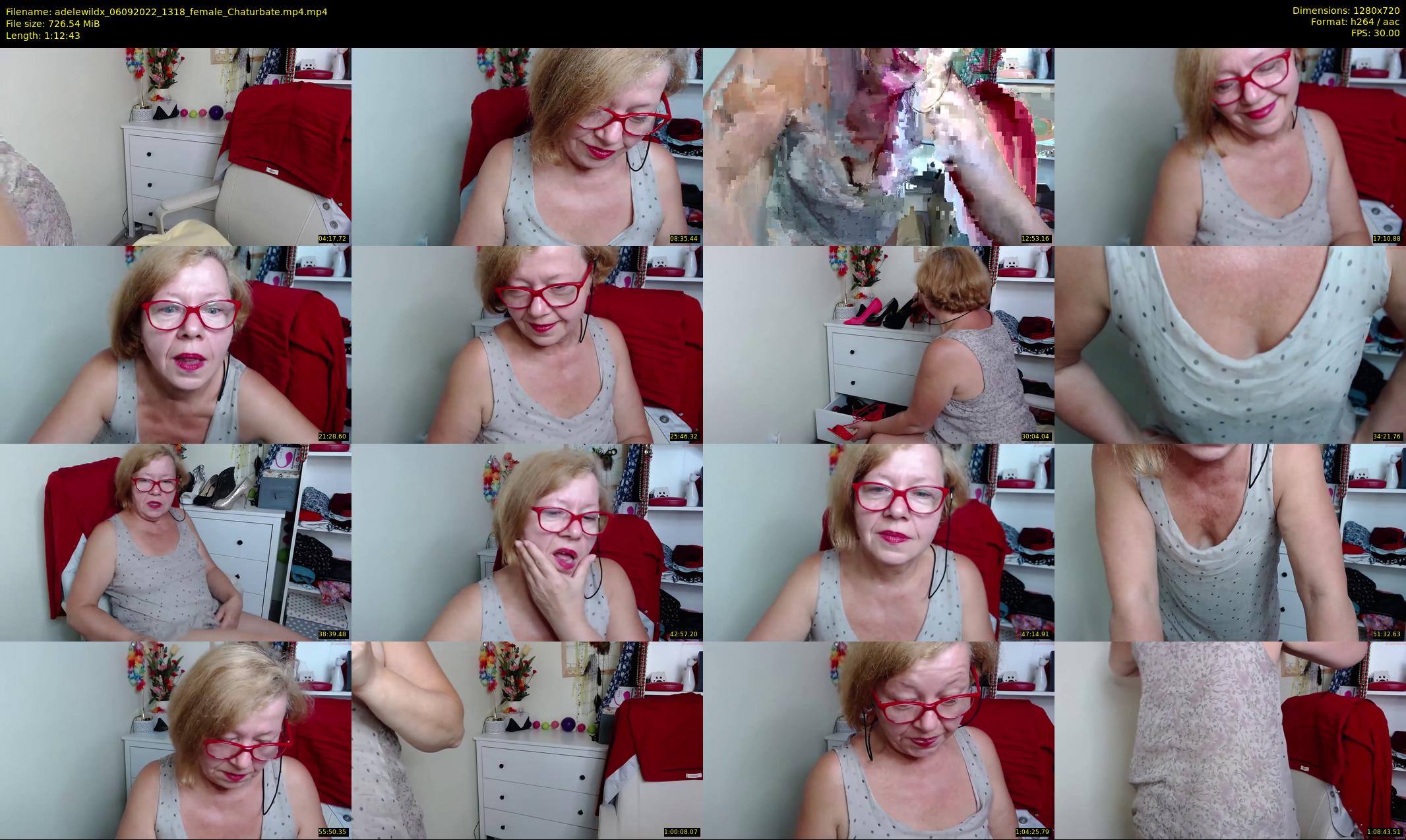adelewildx — 73 minute Chaturbate female cam show recording, 720p, Sep 6, 2022