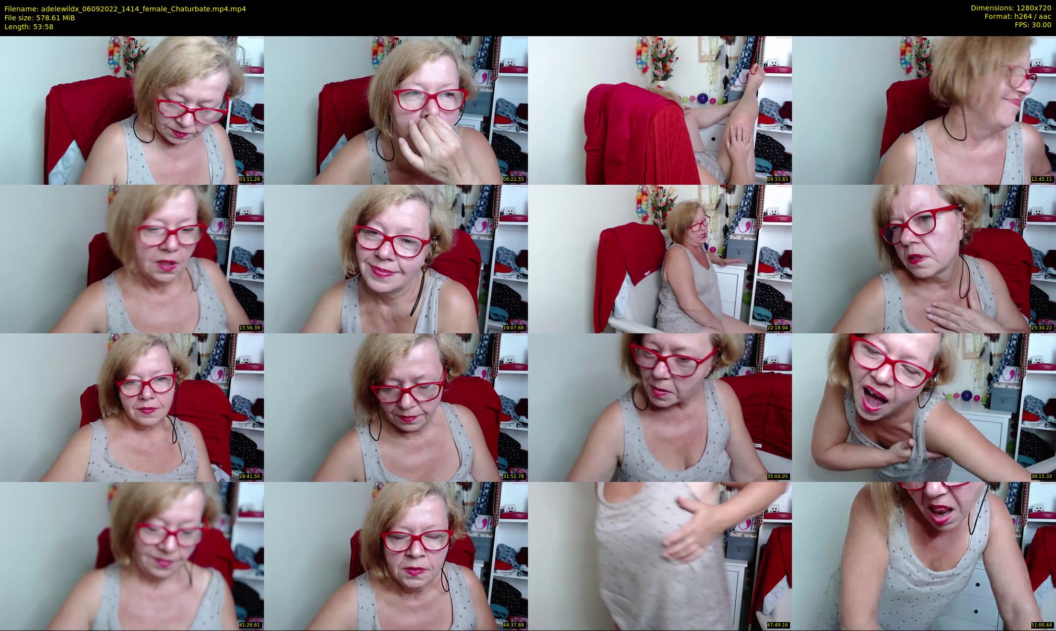 adelewildx — 54 minute Chaturbate female cam show recording, 720p, Sep 6, 2022