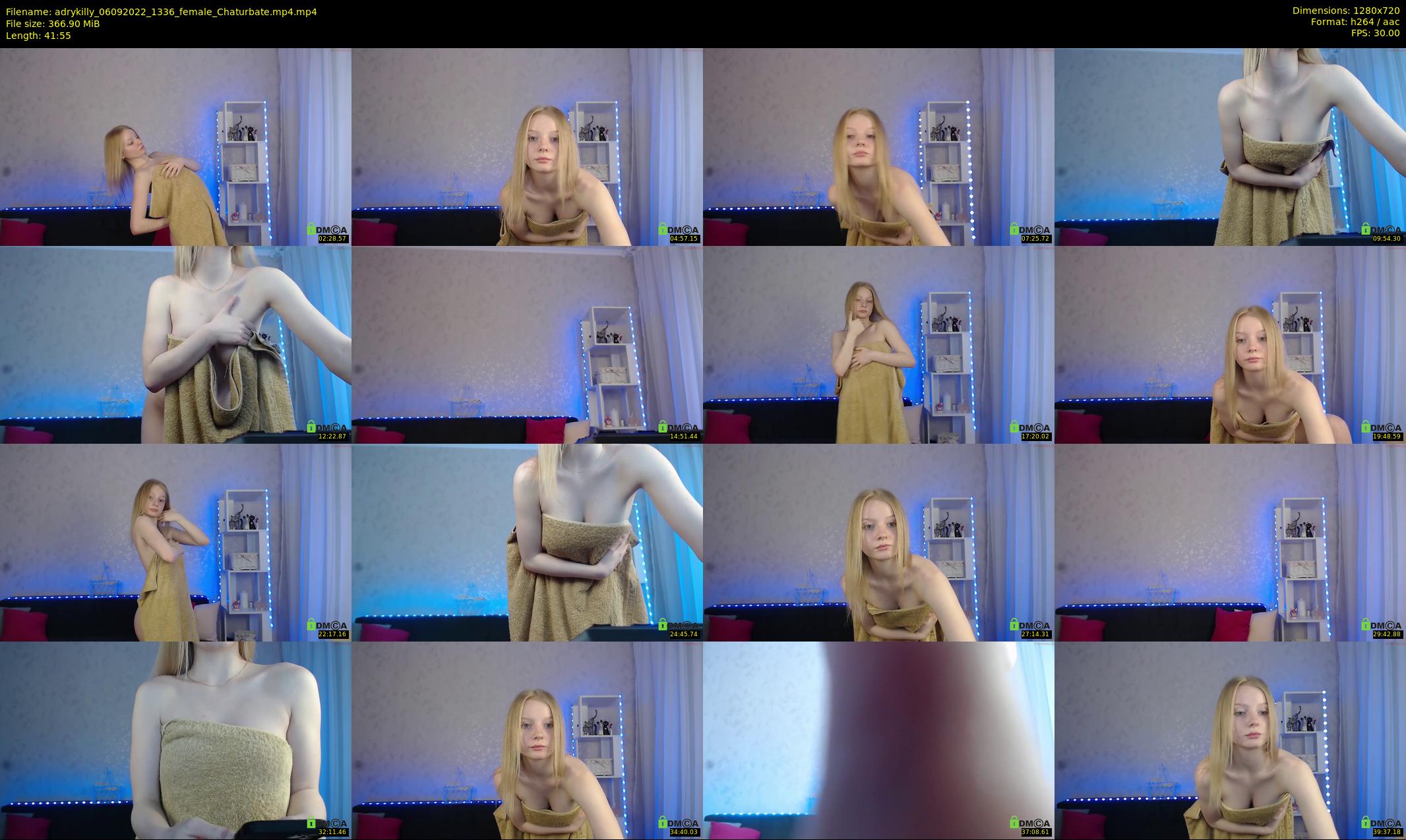 adrykilly — 42 minute Chaturbate female cam show recording, 720p, Sep 6, 2022