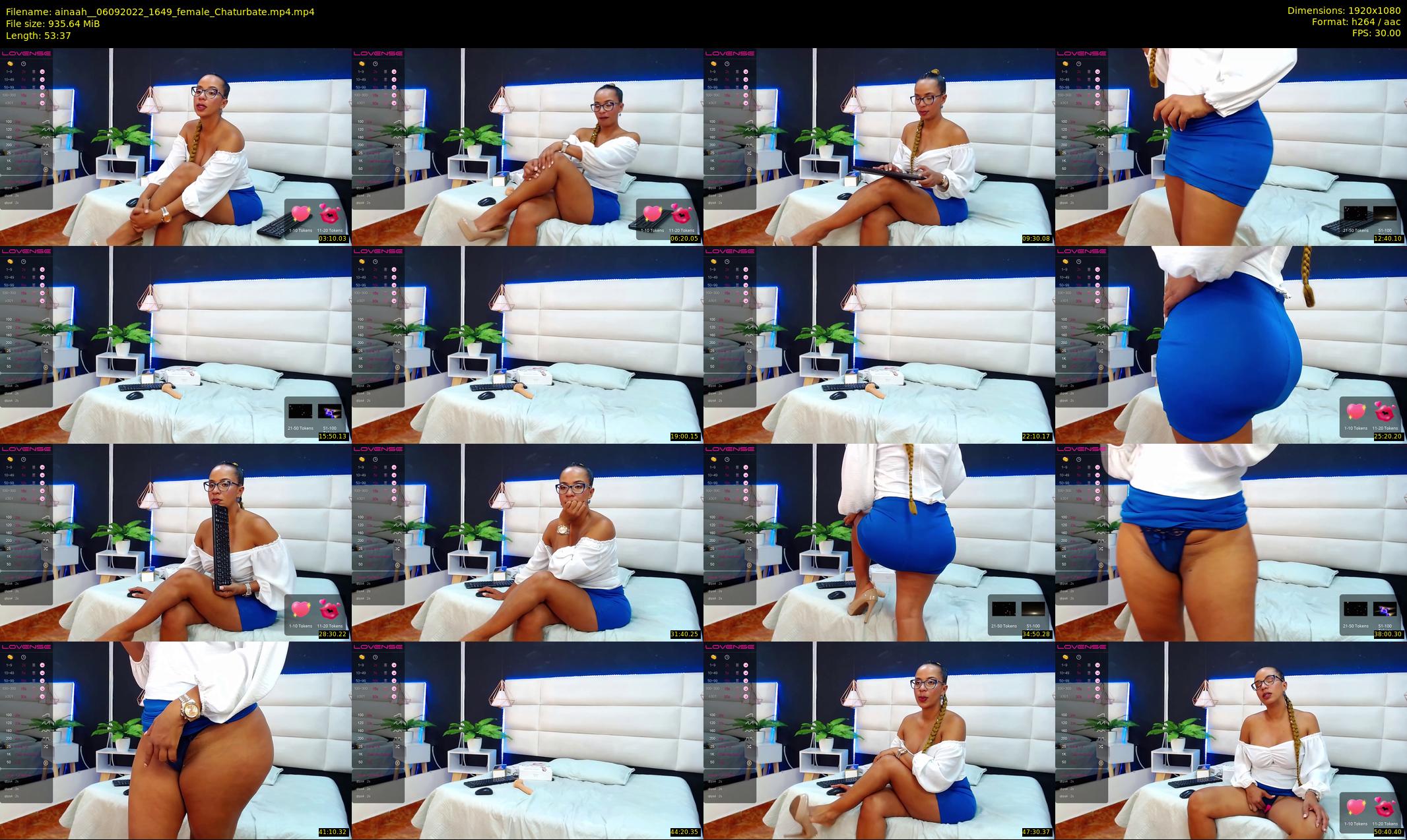 ainaah_ — 54 minute Chaturbate female cam show recording, 1080p, Sep 6, 2022