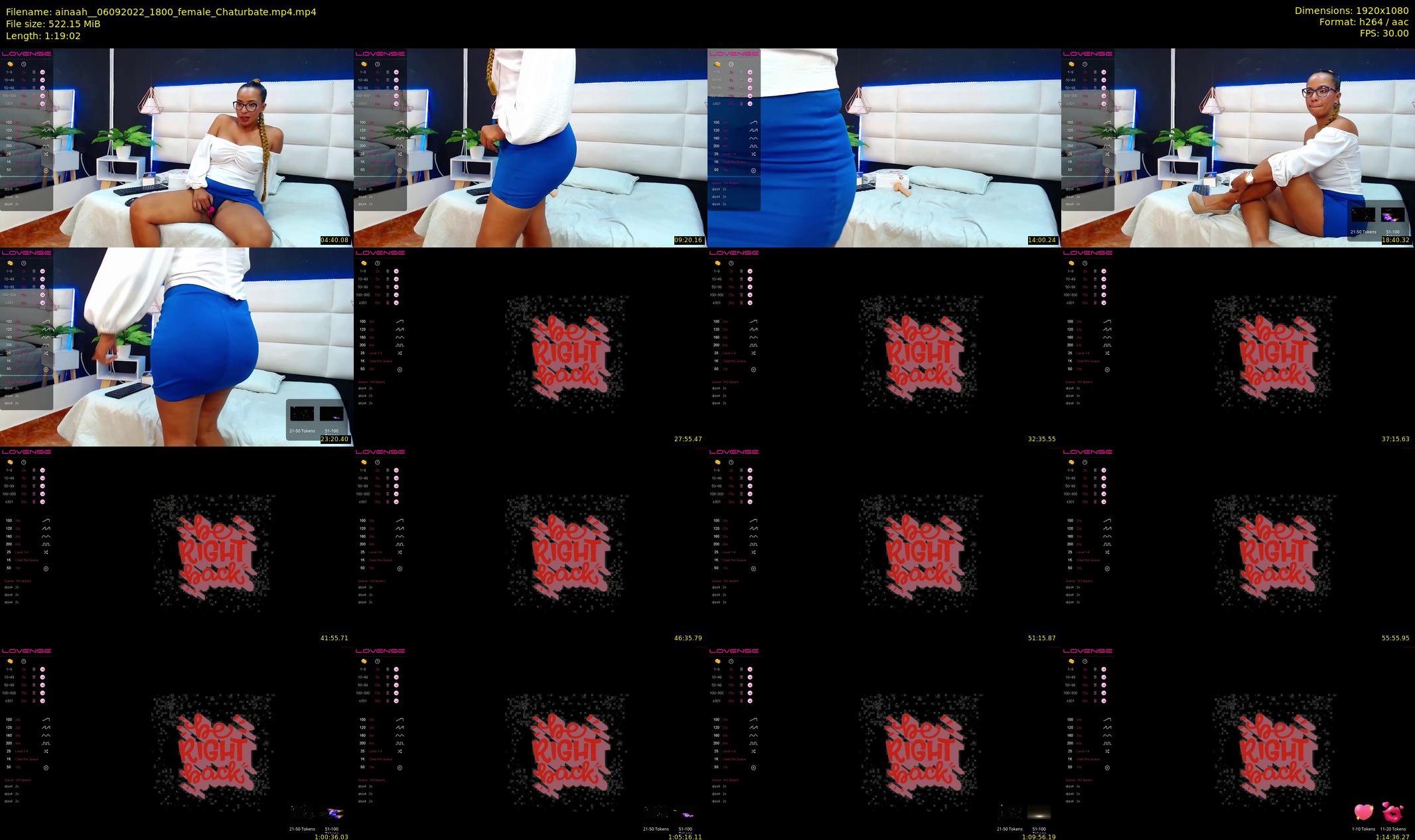 ainaah_ — 80 minute Chaturbate female cam show recording, 1080p, Sep 6, 2022