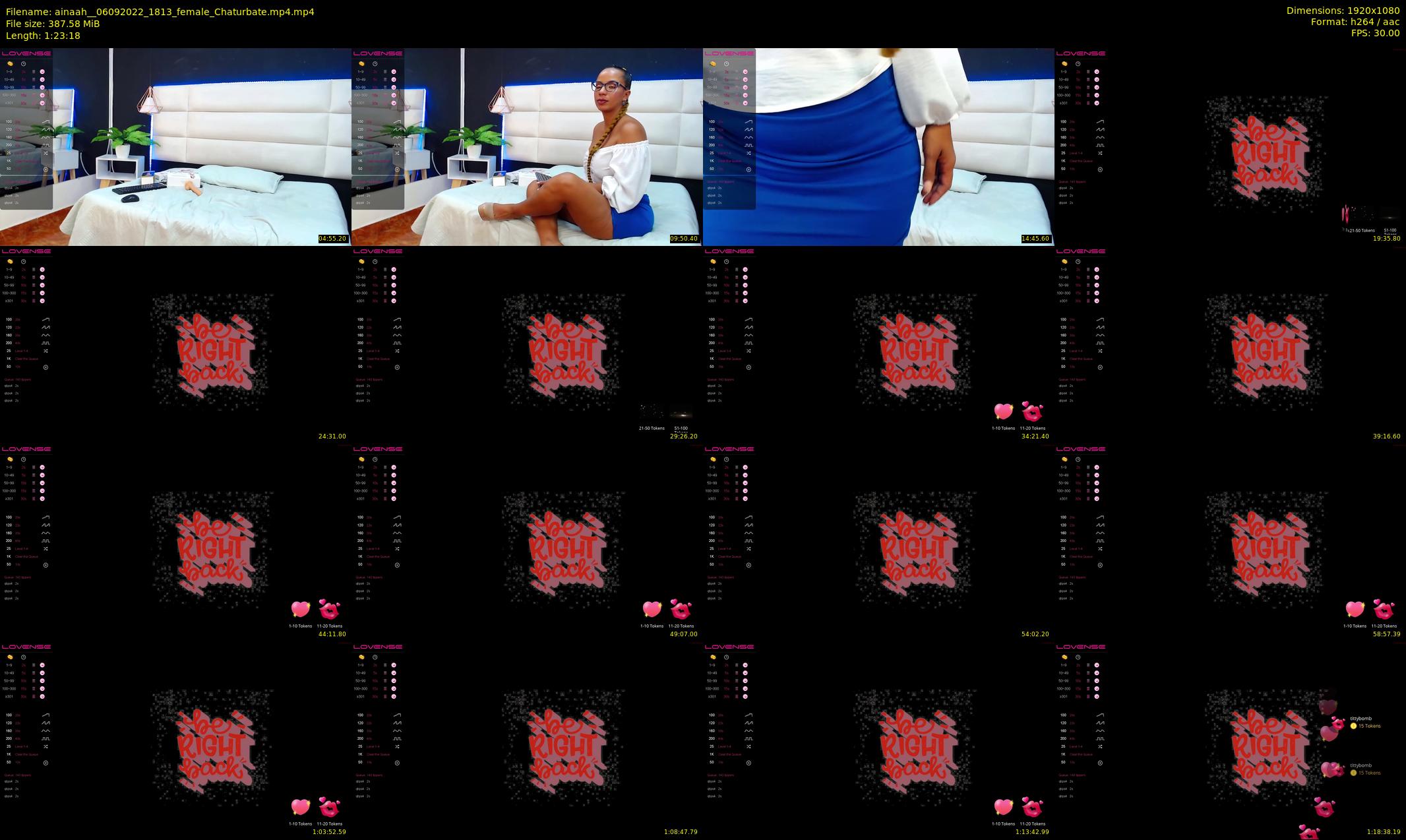 ainaah_ — 84 minute Chaturbate female cam show recording, 1080p, Sep 6, 2022