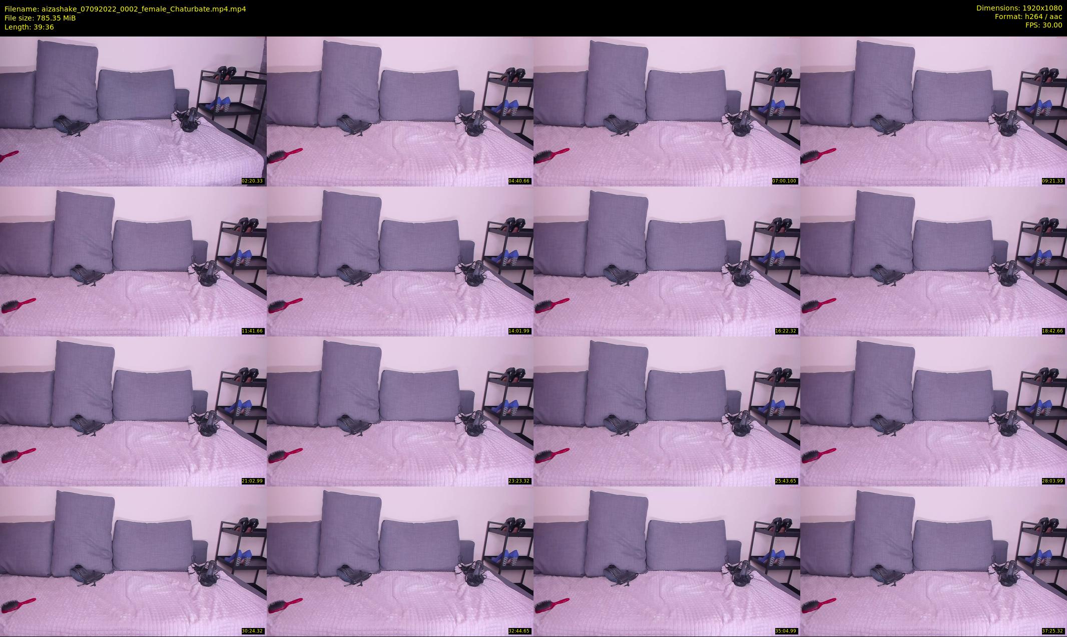 aizashake — 40 minute Chaturbate female cam show recording, 1080p, Sep 7, 2022