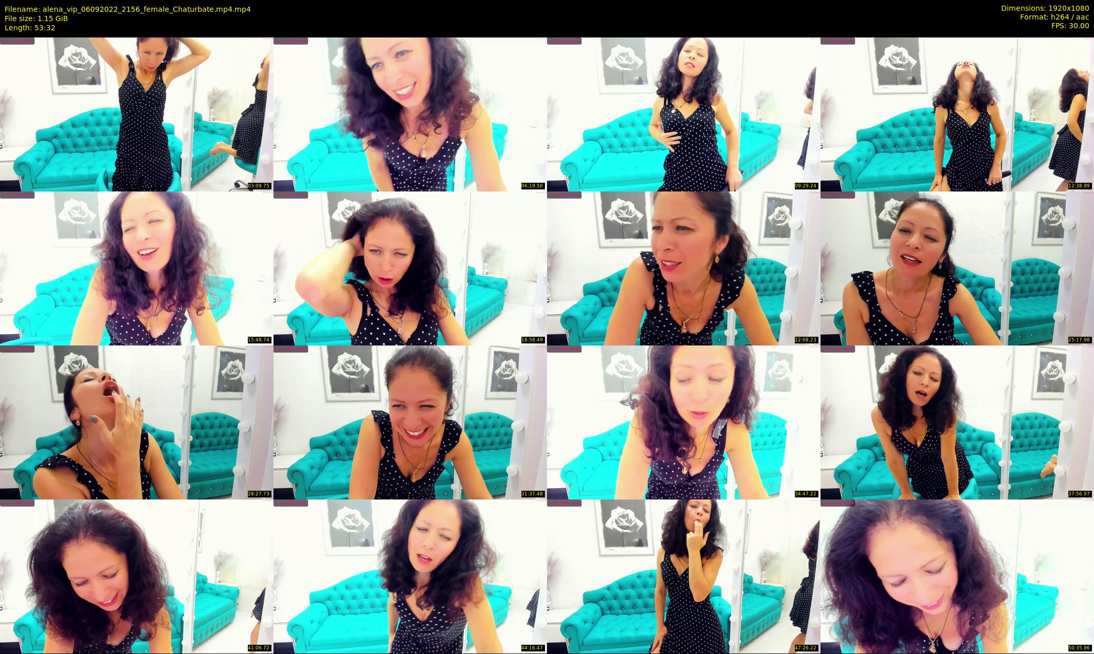 alena_vip — 54 minute Chaturbate female cam show recording, 1080p, Sep 6, 2022