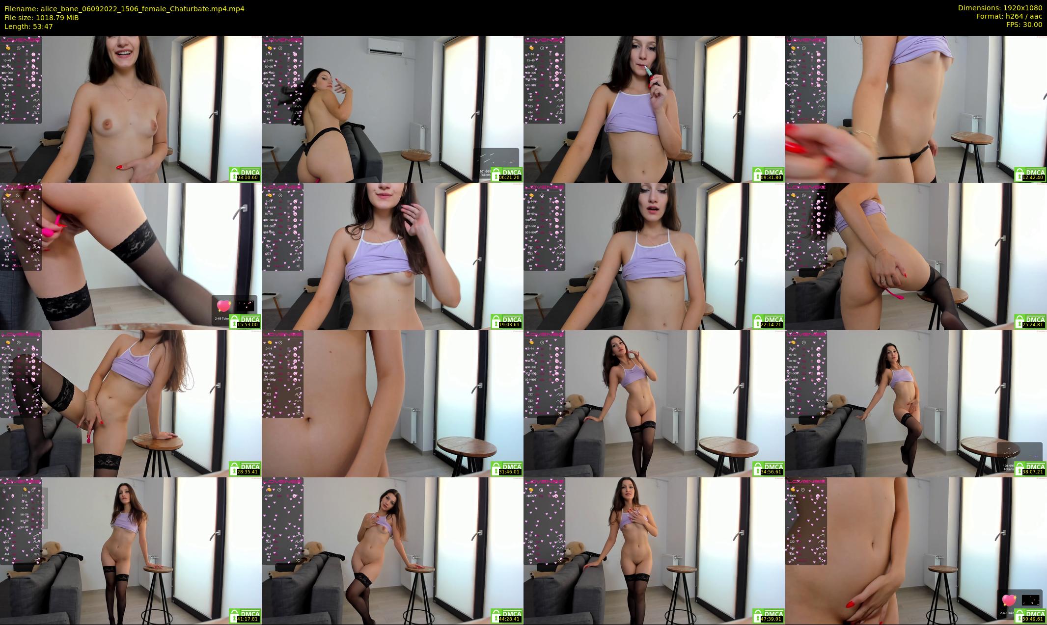 alice_bane — 54 minute Chaturbate female cam show recording, 1080p, Sep 6, 2022