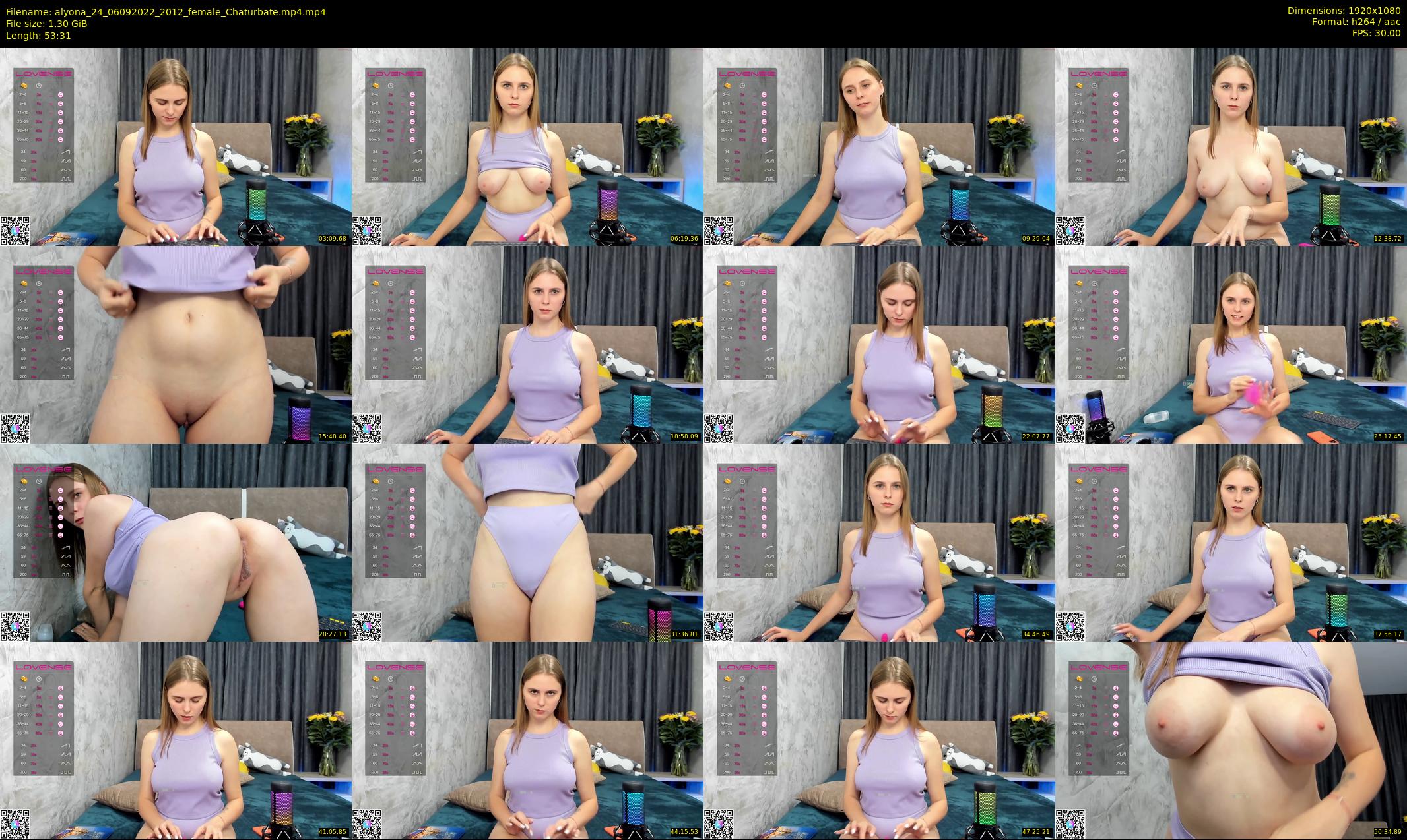 alyona_24 — 54 minute Chaturbate female cam show recording, 1080p, Sep 6, 2022
