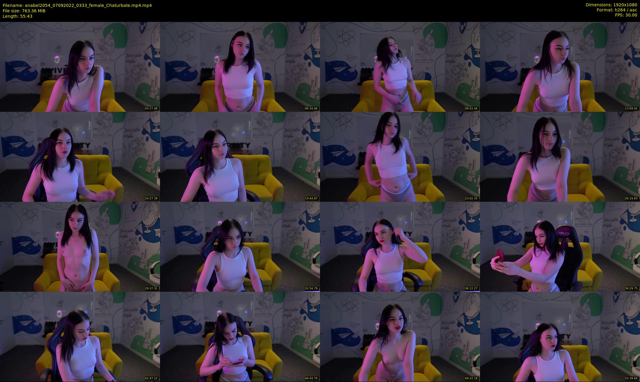 anabel2054 — 56 minute Chaturbate female cam show recording, 1080p, Sep 7, 2022