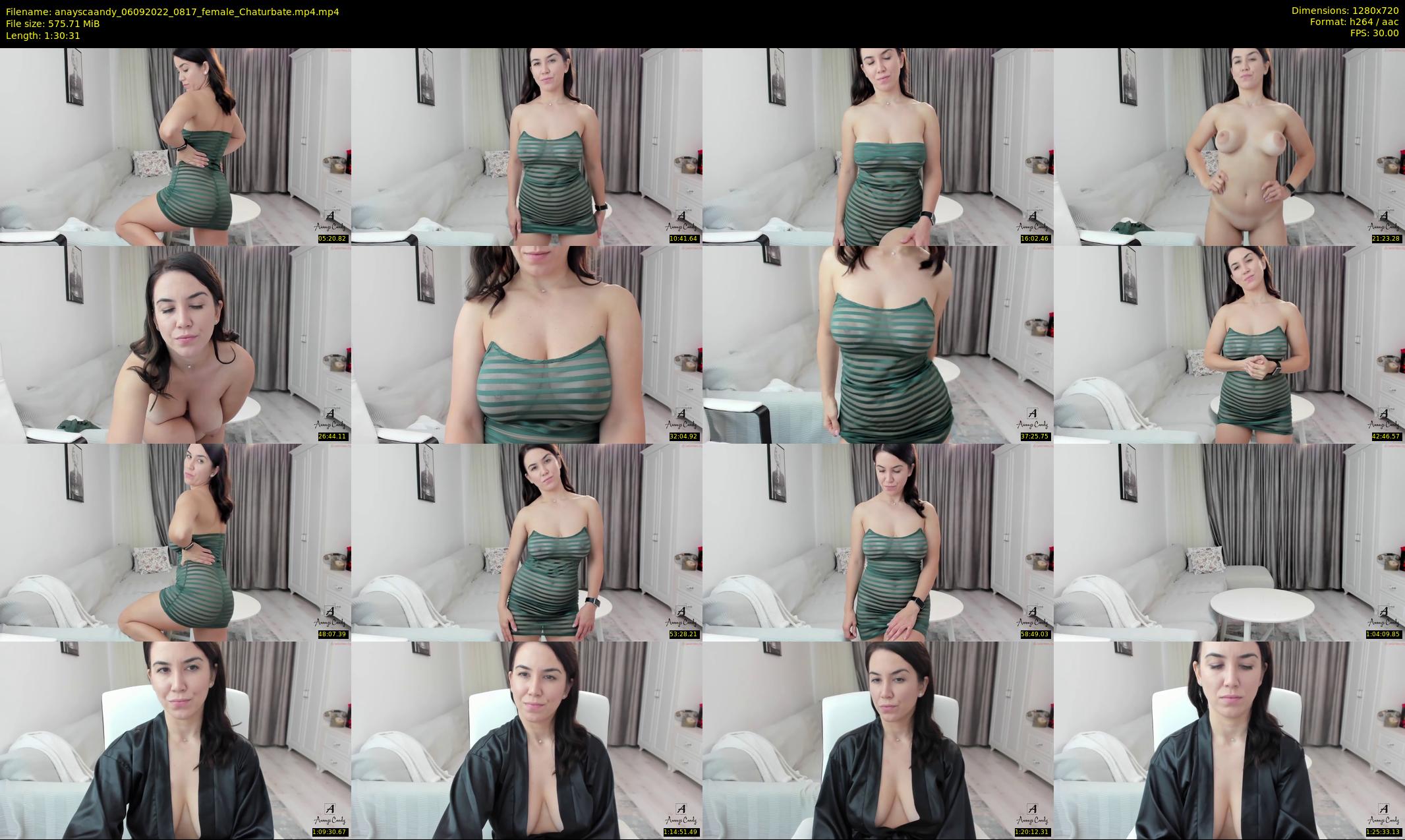 anayscaandy — 91 minute Chaturbate female cam show recording, 720p, Sep 6, 2022