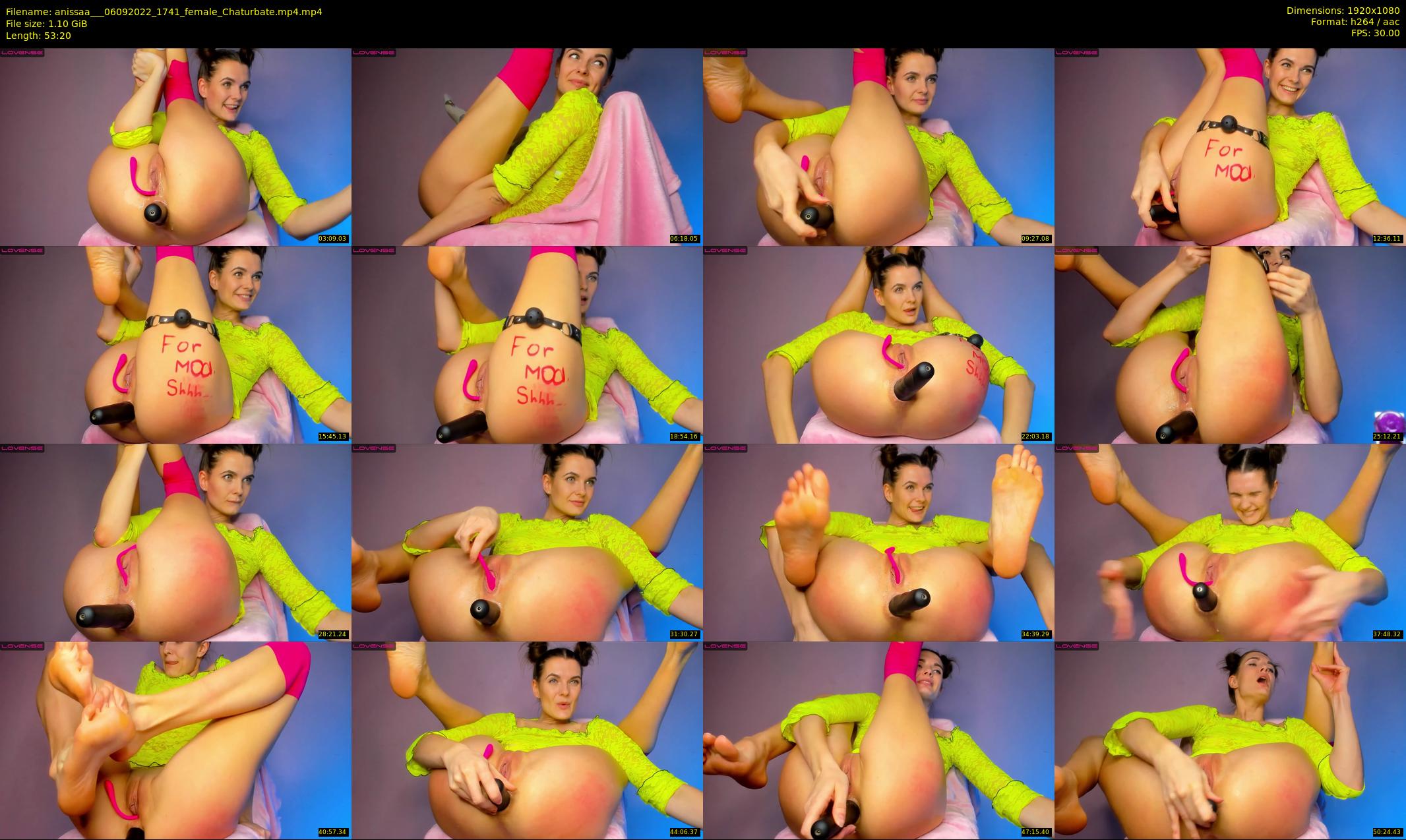 anissaa__ — 54 minute Chaturbate female cam show recording, 1080p, Sep 6, 2022