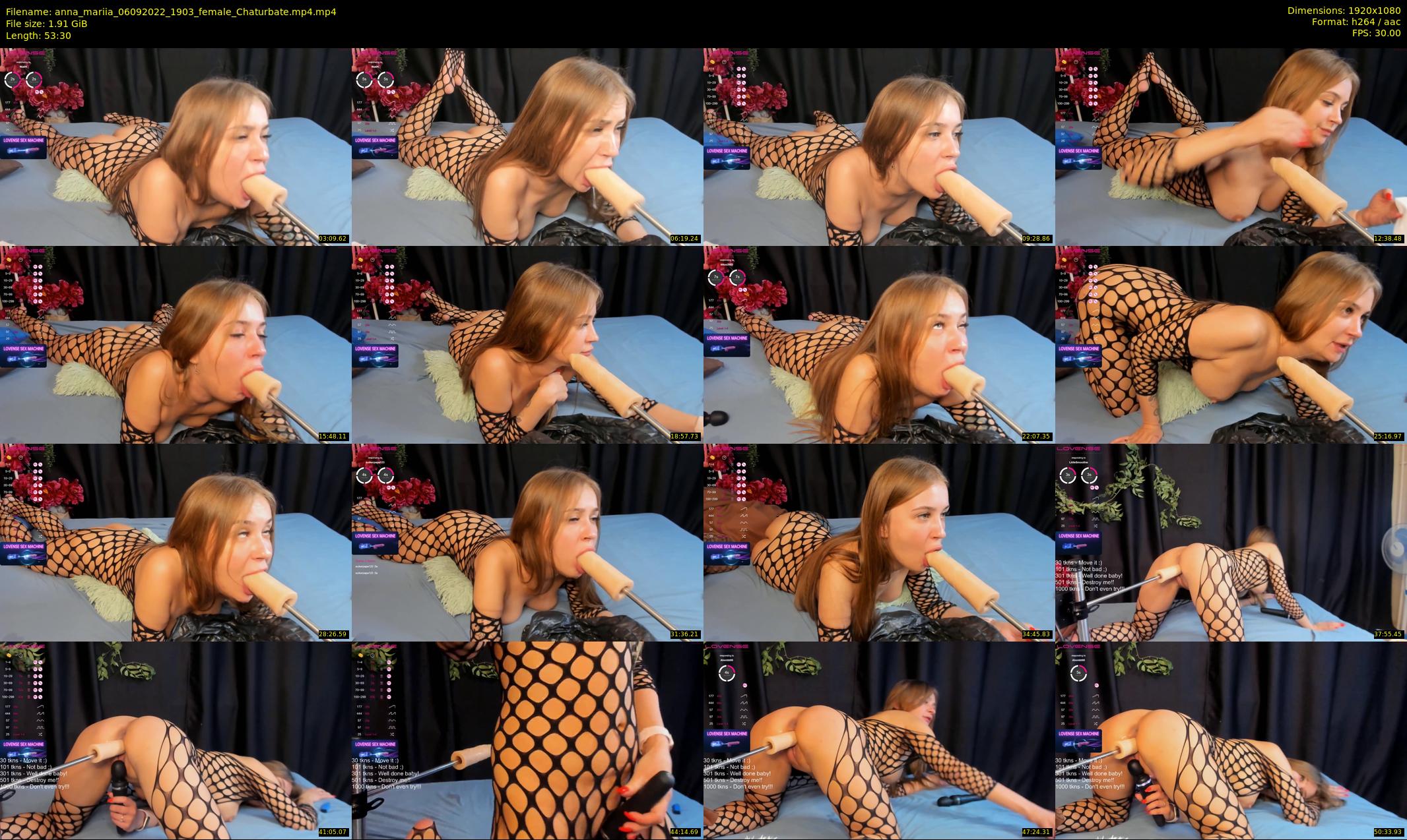 anna_mariia — 54 minute Chaturbate couple cam show recording, 1080p, Sep 6, 2022
