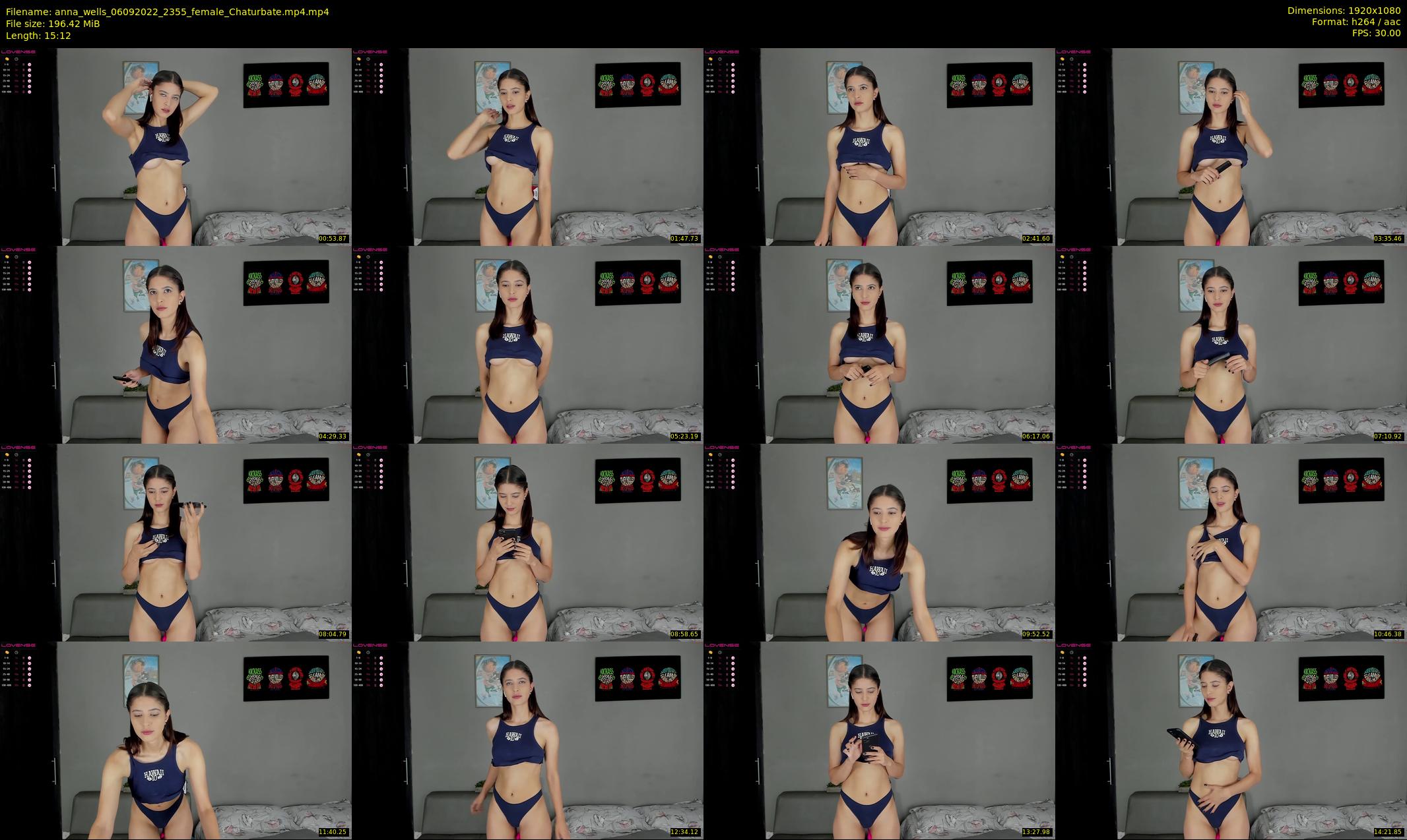 anna_wells — 16 minute Chaturbate female cam show recording, 1080p, Sep 6, 2022