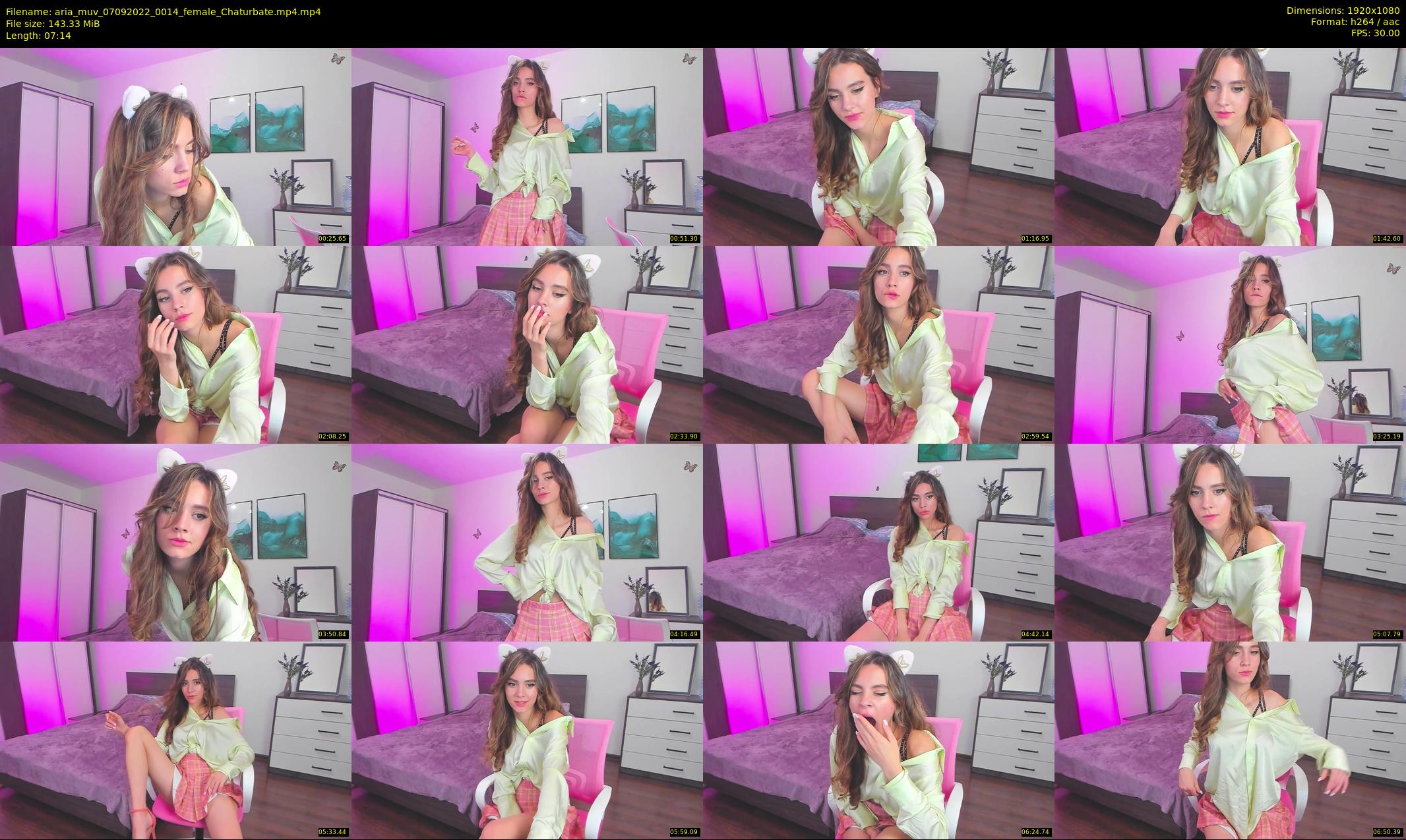 aria_muv — 8 minute Chaturbate female cam show recording, 1080p, Sep 7, 2022