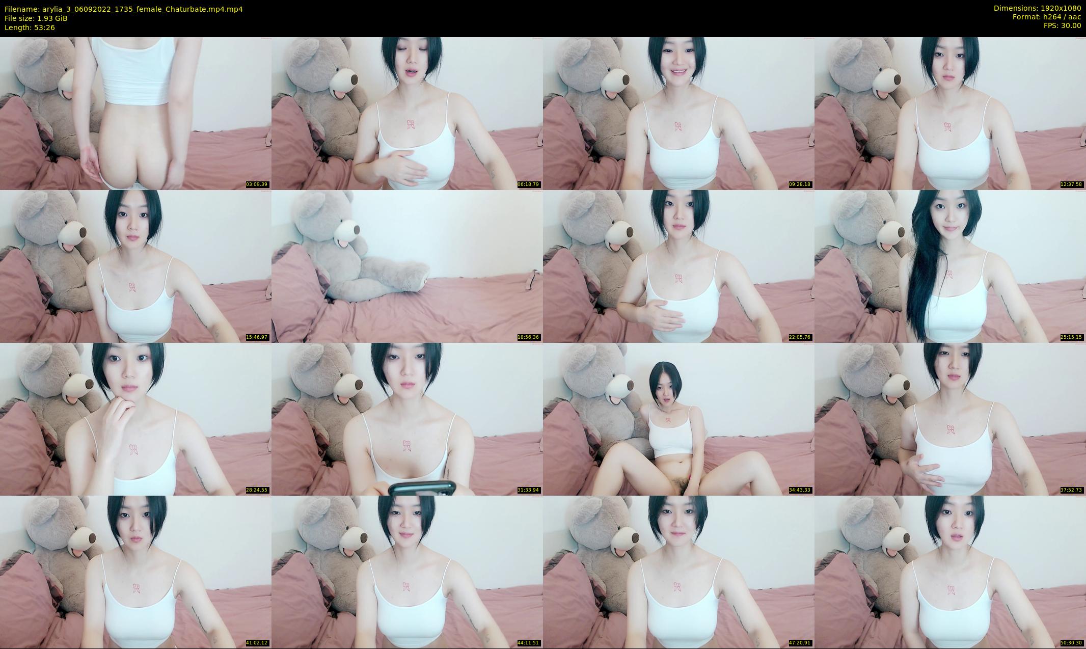 arylia_3 — 54 minute Chaturbate female cam show recording, 1080p, Sep 6, 2022