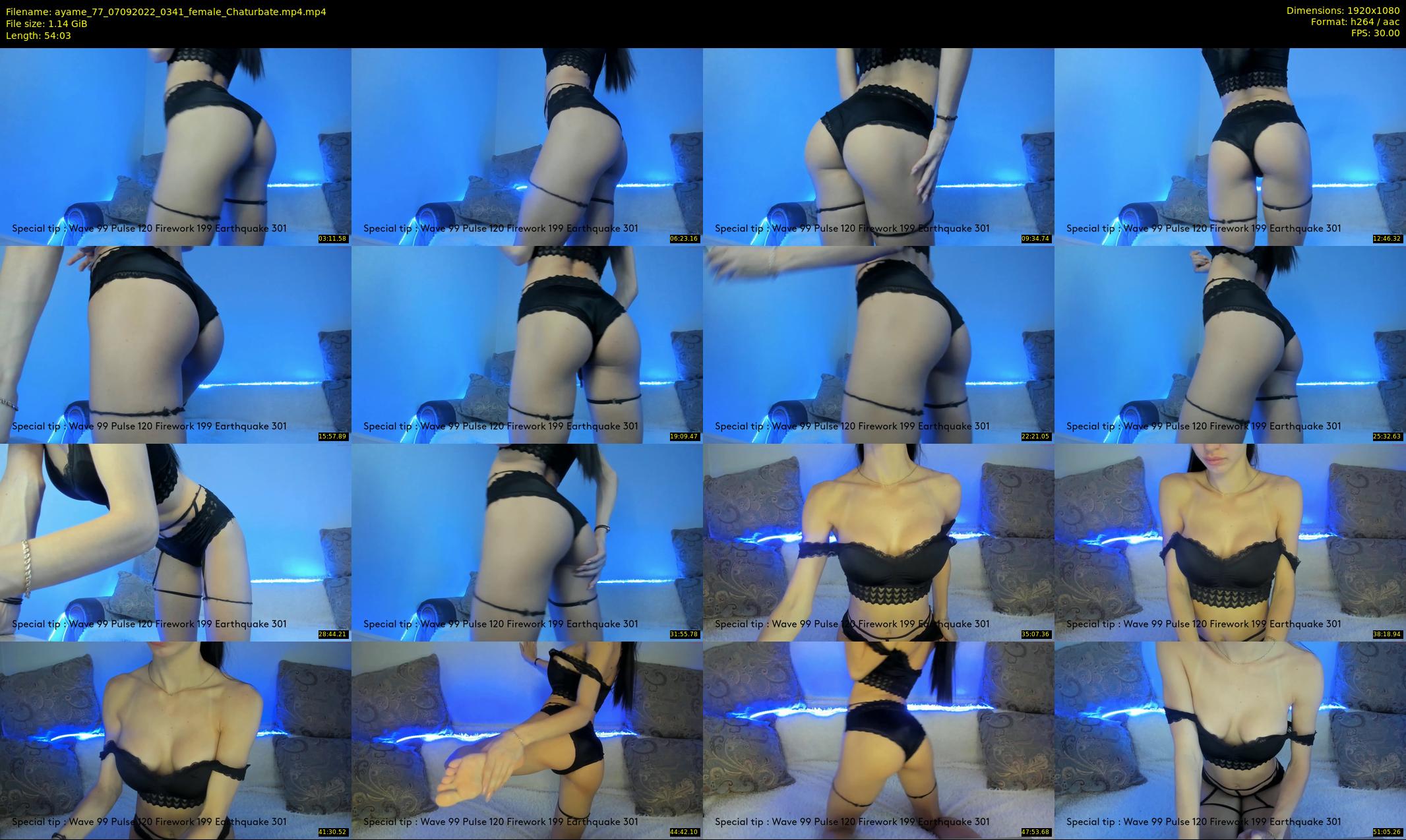 ayame_77 — 55 minute Chaturbate female cam show recording, 1080p, Sep 7, 2022