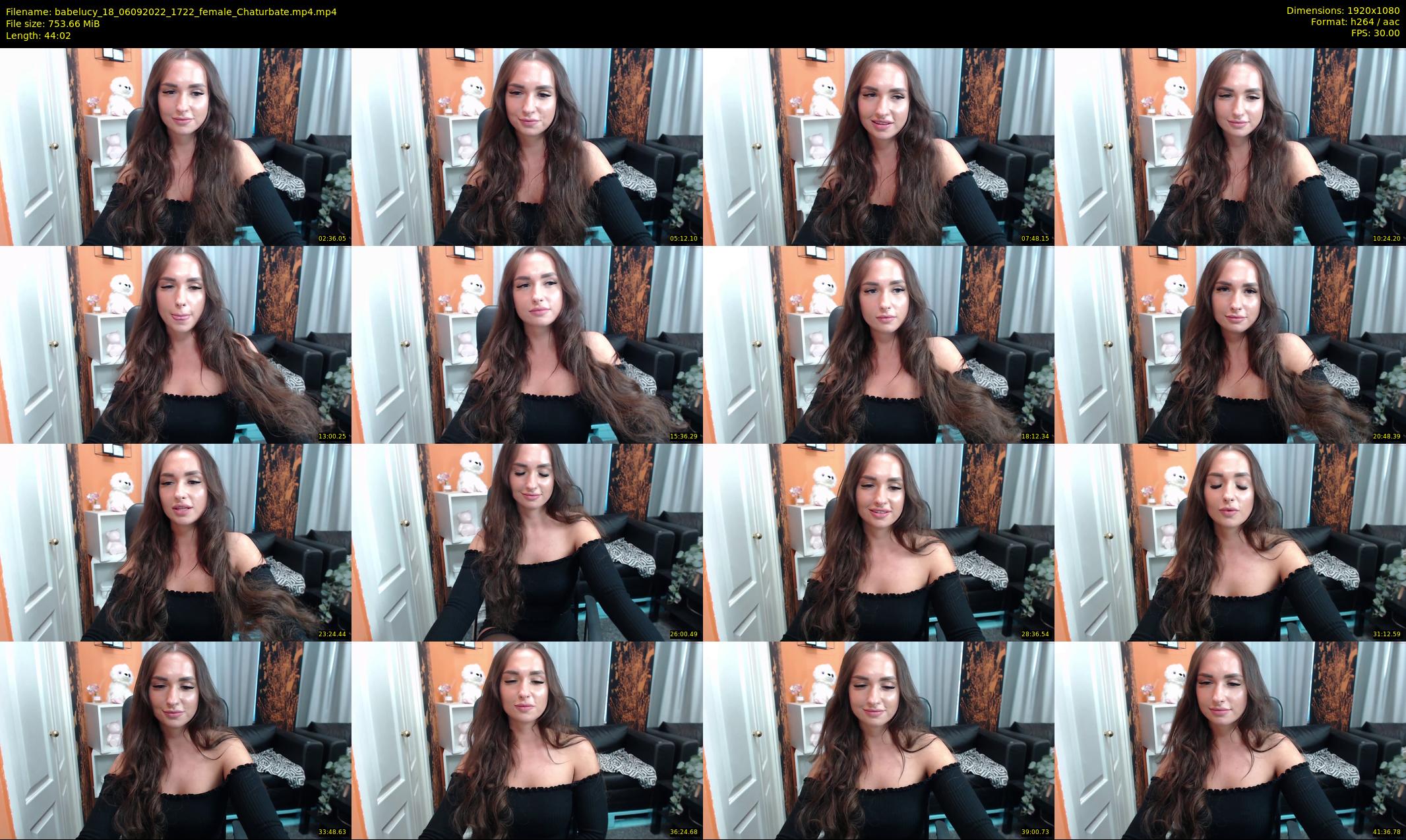 babelucy_18 — 45 minute Chaturbate female cam show recording, 1080p, Sep 6, 2022