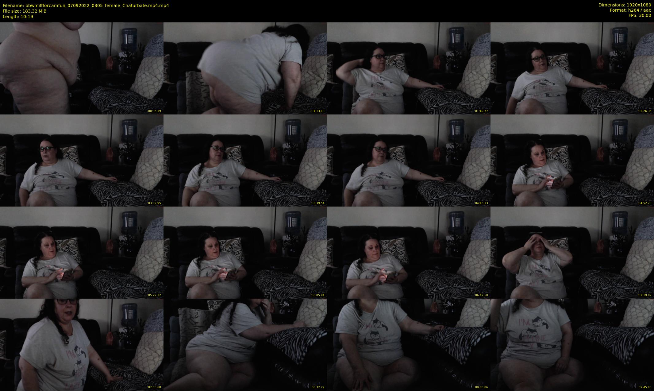 bbwmilfforcamfun — 11 minute Chaturbate female cam show recording, 1080p, Sep 7, 2022