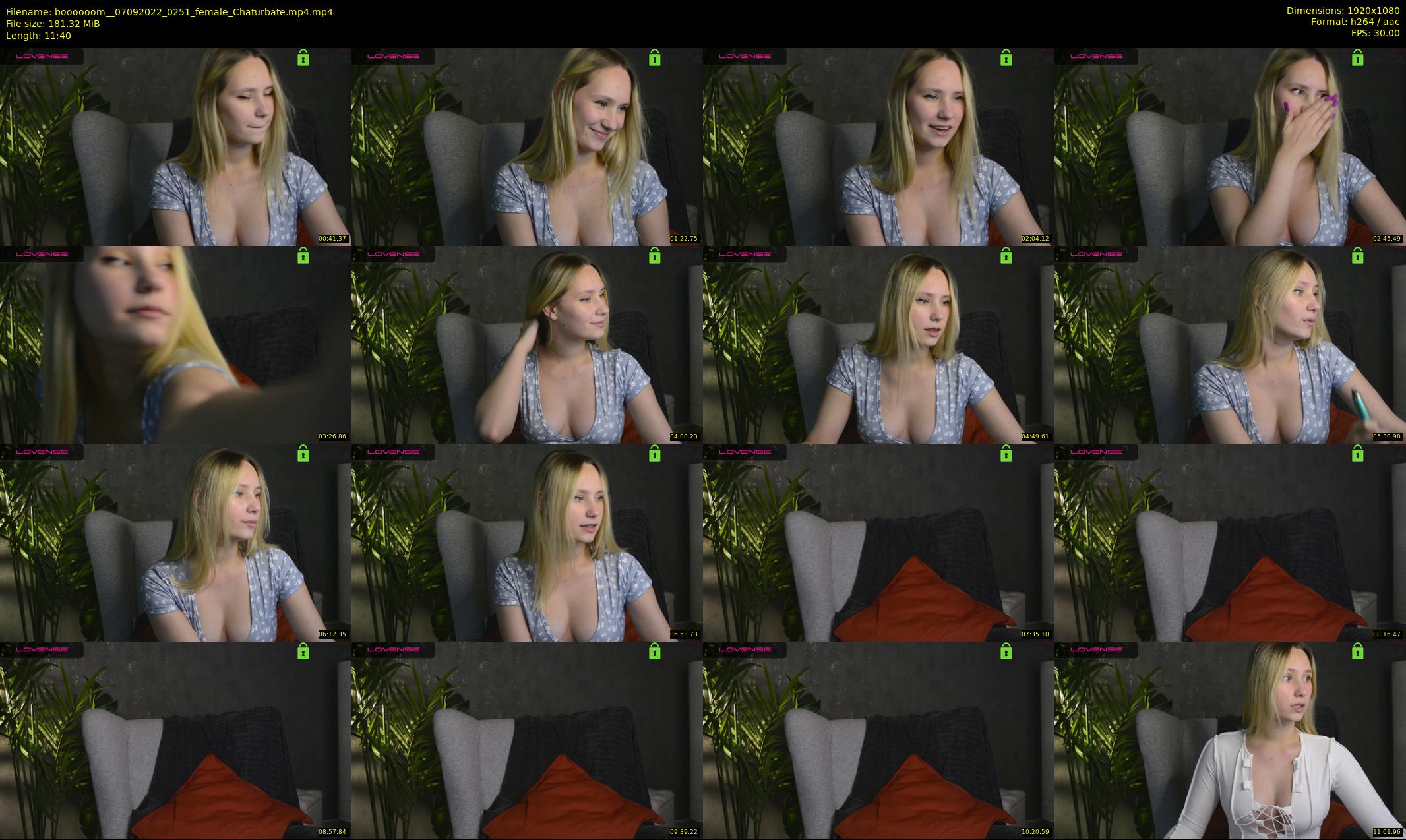 boooooom_ — 12 minute Chaturbate female cam show recording, 1080p, Sep 7, 2022