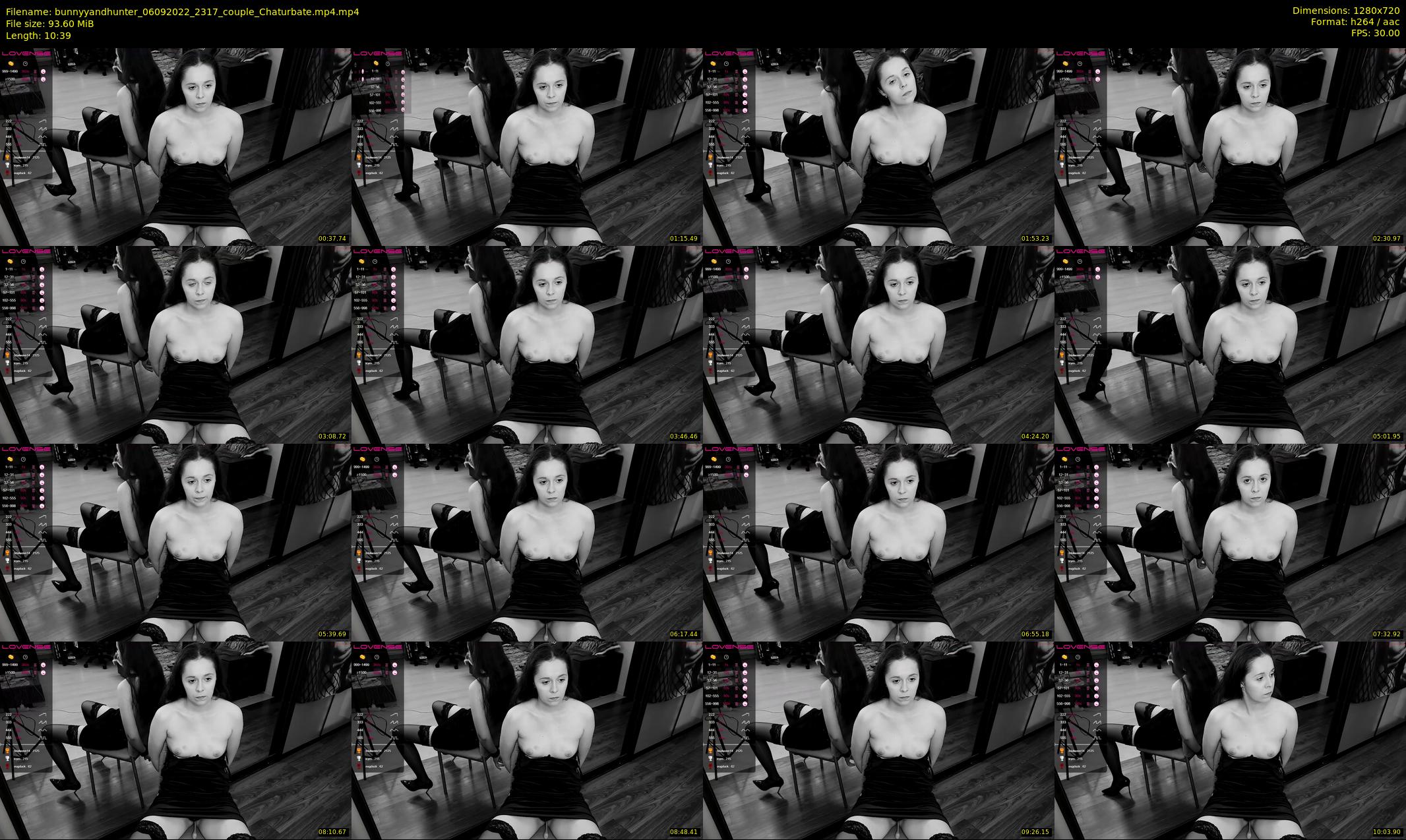 bunnyyandhunter — 11 minute Chaturbate couple cam show recording, 720p, Sep 6, 2022