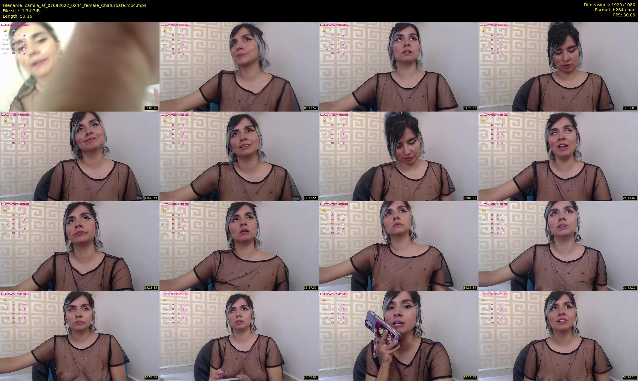 camila_af — 54 minute Chaturbate female cam show recording, 1080p, Sep 7, 2022