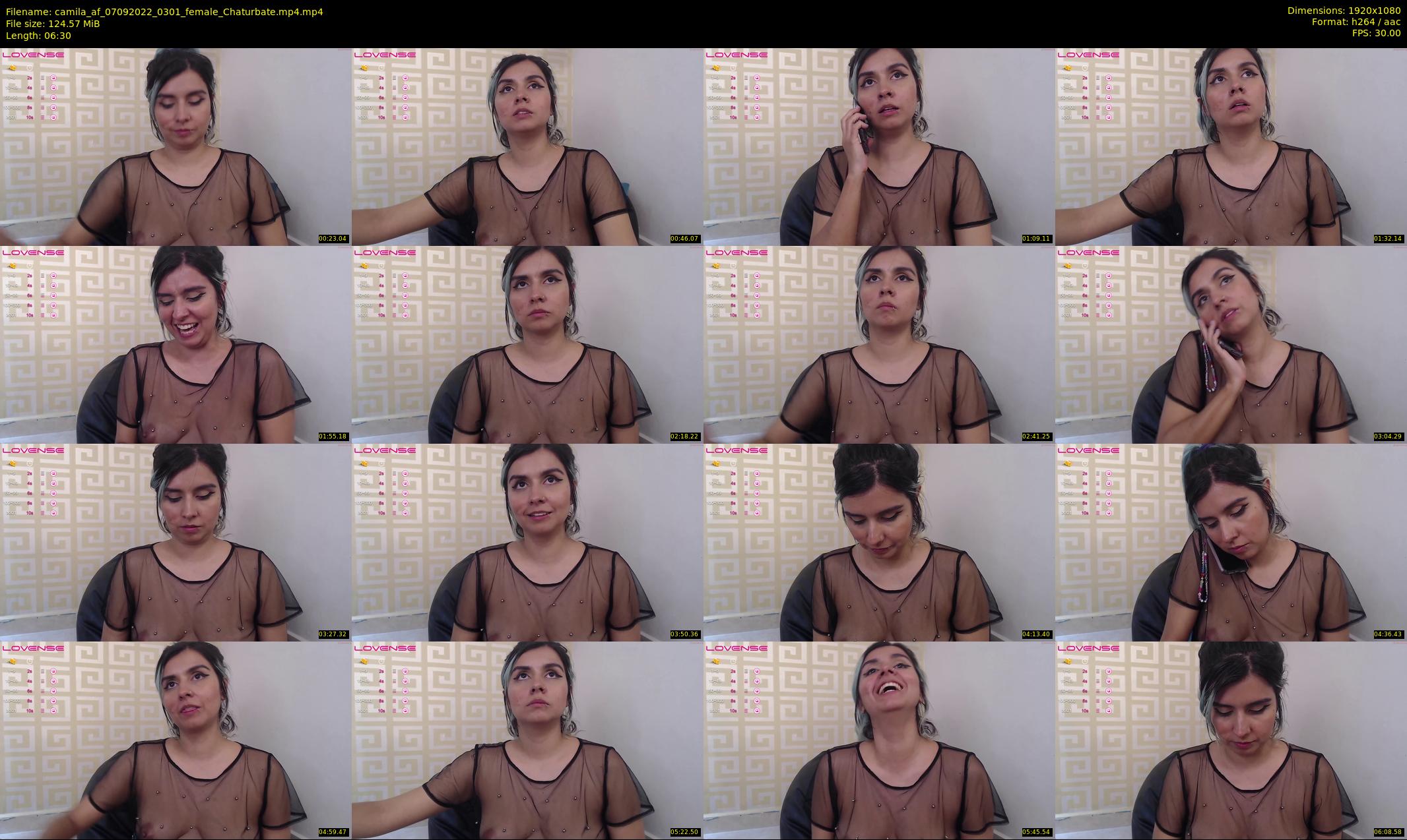 camila_af — 7 minute Chaturbate female cam show recording, 1080p, Sep 7, 2022