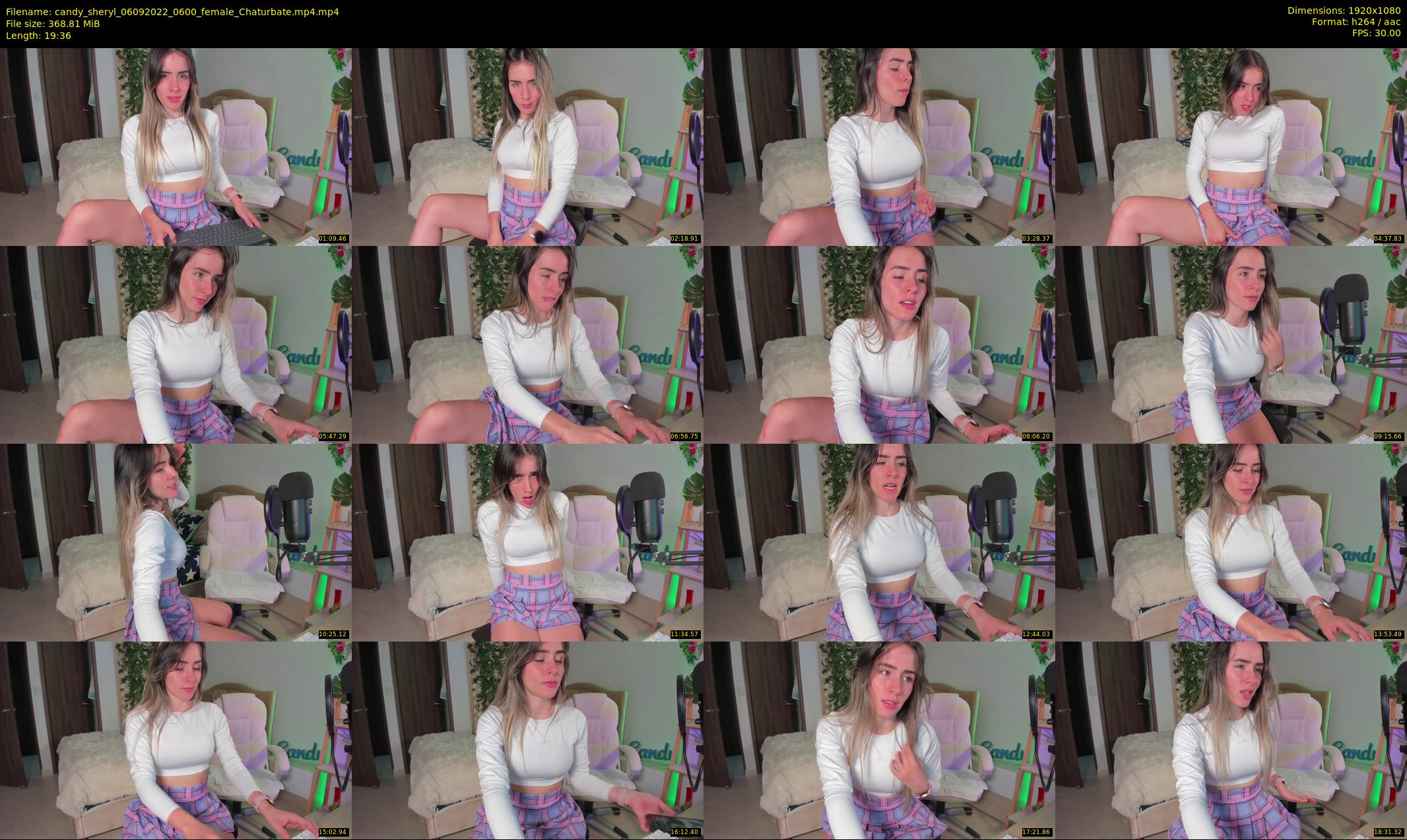 candy_sheryl — 20 minute Chaturbate female cam show recording, 1080p, Sep 6, 2022