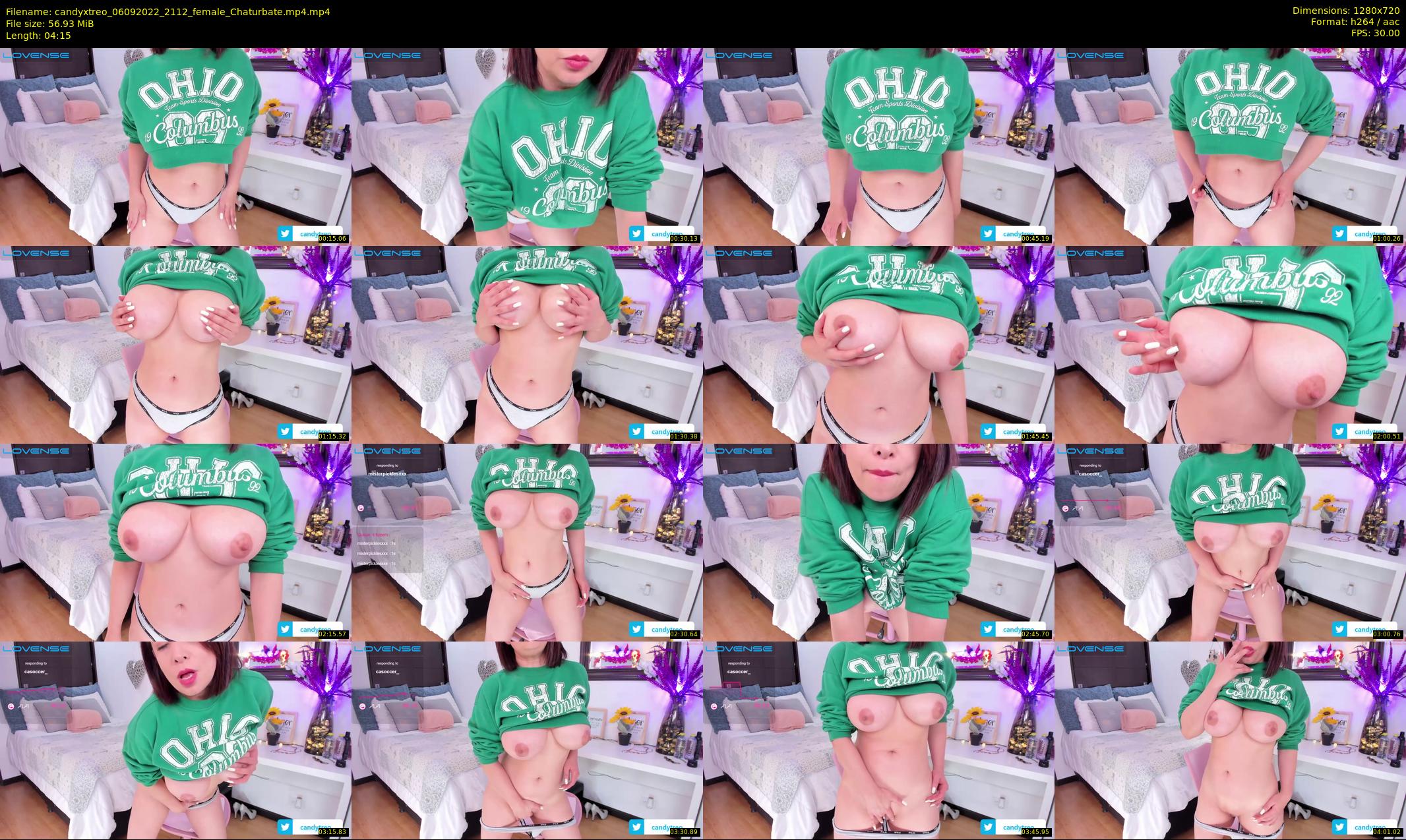 candyxtreo — 5 minute Chaturbate couple cam show recording, 720p, Sep 6, 2022