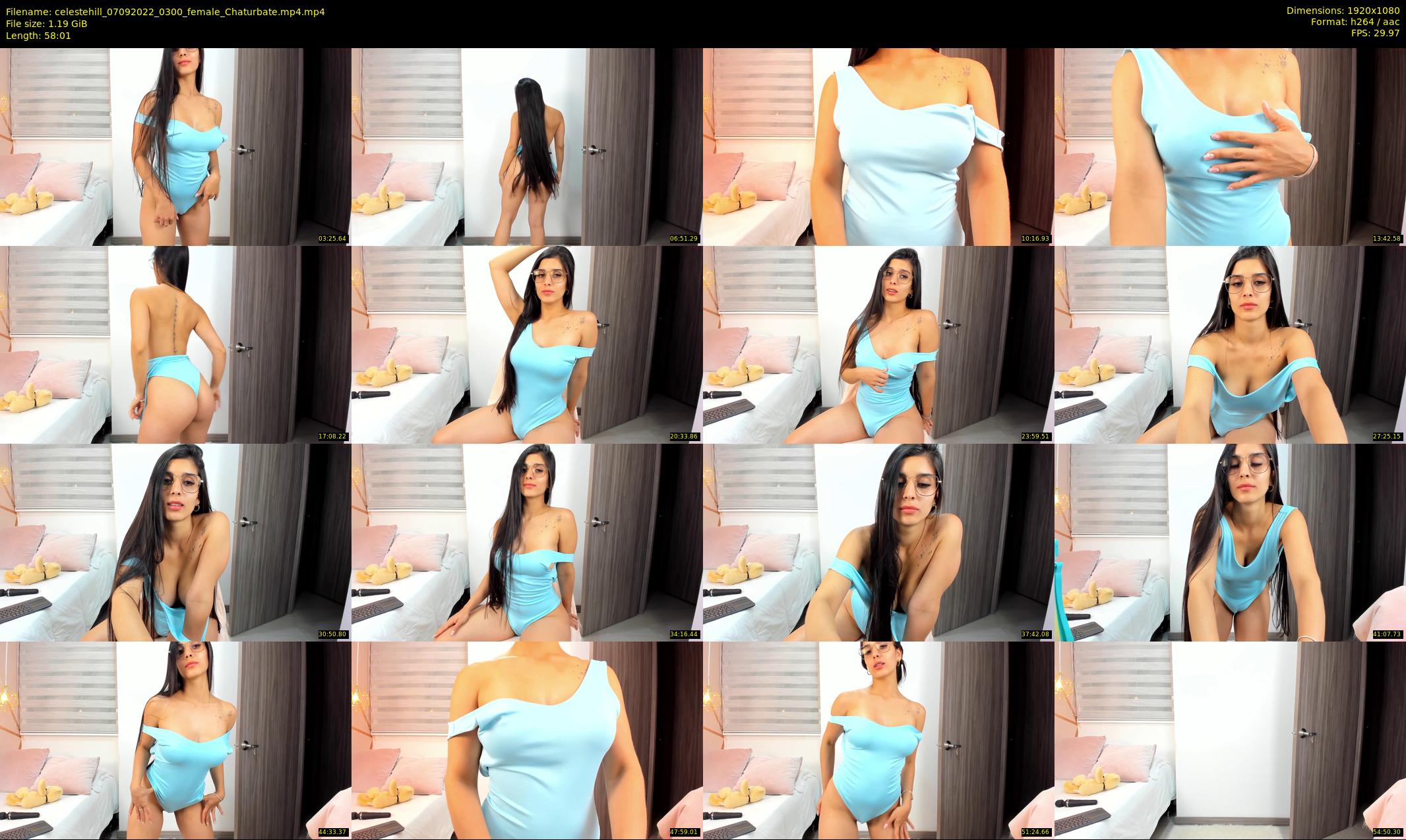 celestehill — 59 minute Chaturbate female cam show recording, 1080p, Sep 7, 2022