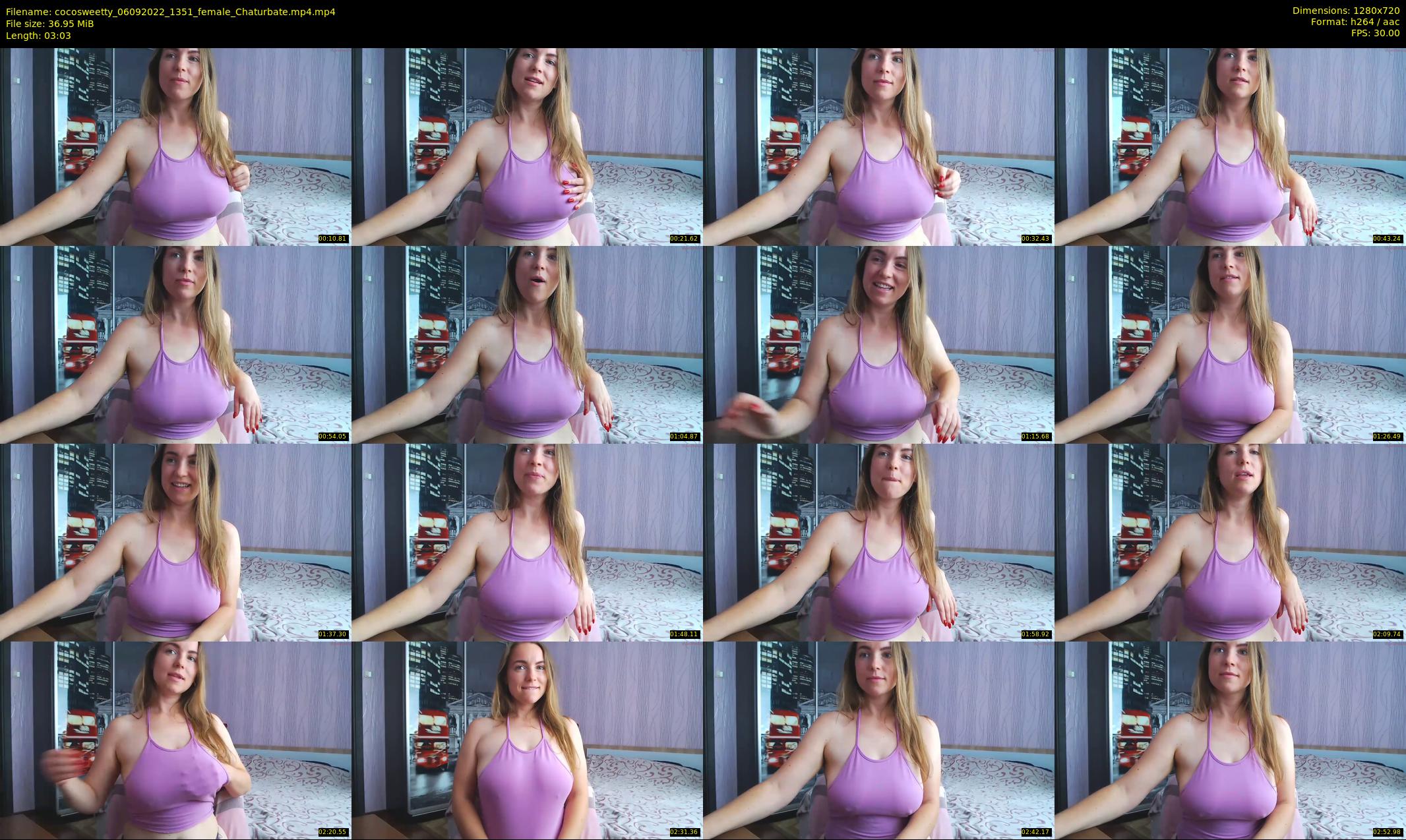 cocosweetty — 4 minute Chaturbate female cam show recording, 720p, Sep 6, 2022
