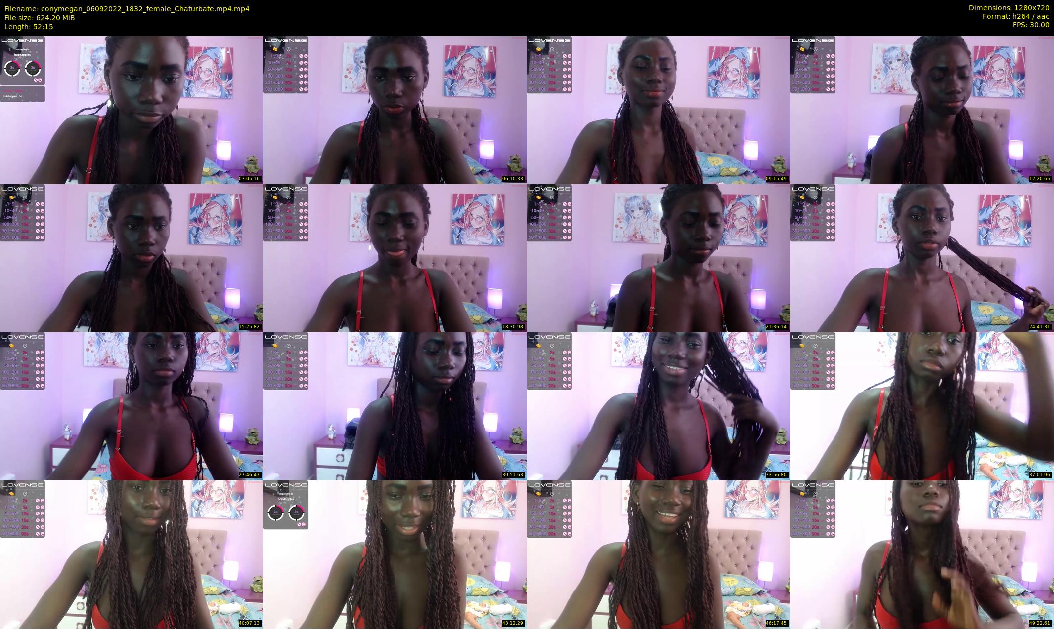 conymegan — 53 minute Chaturbate female cam show recording, 720p, Sep 6, 2022