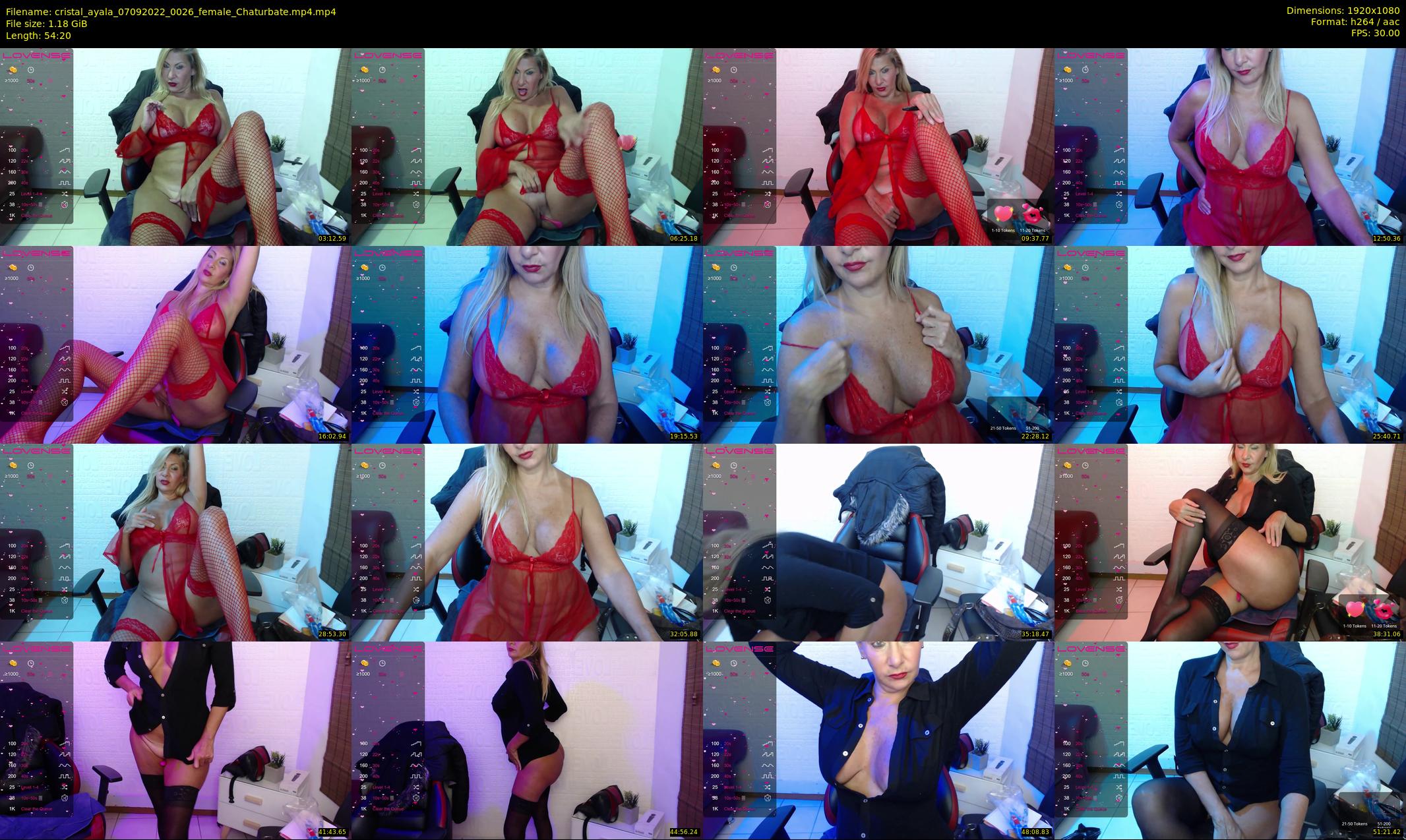 cristal_ayala — 55 minute Chaturbate female cam show recording, 1080p, Sep 7, 2022