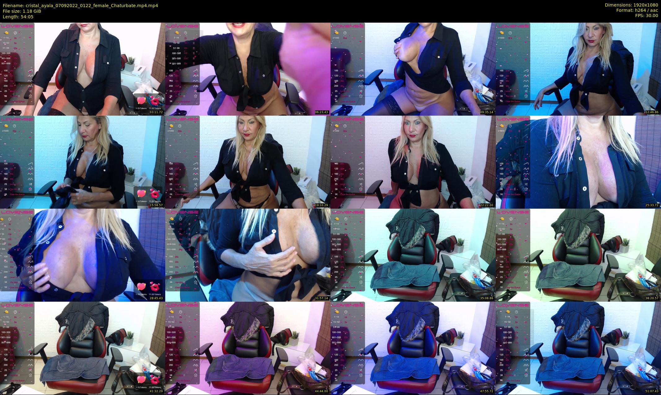 cristal_ayala — 55 minute Chaturbate female cam show recording, 1080p, Sep 7, 2022