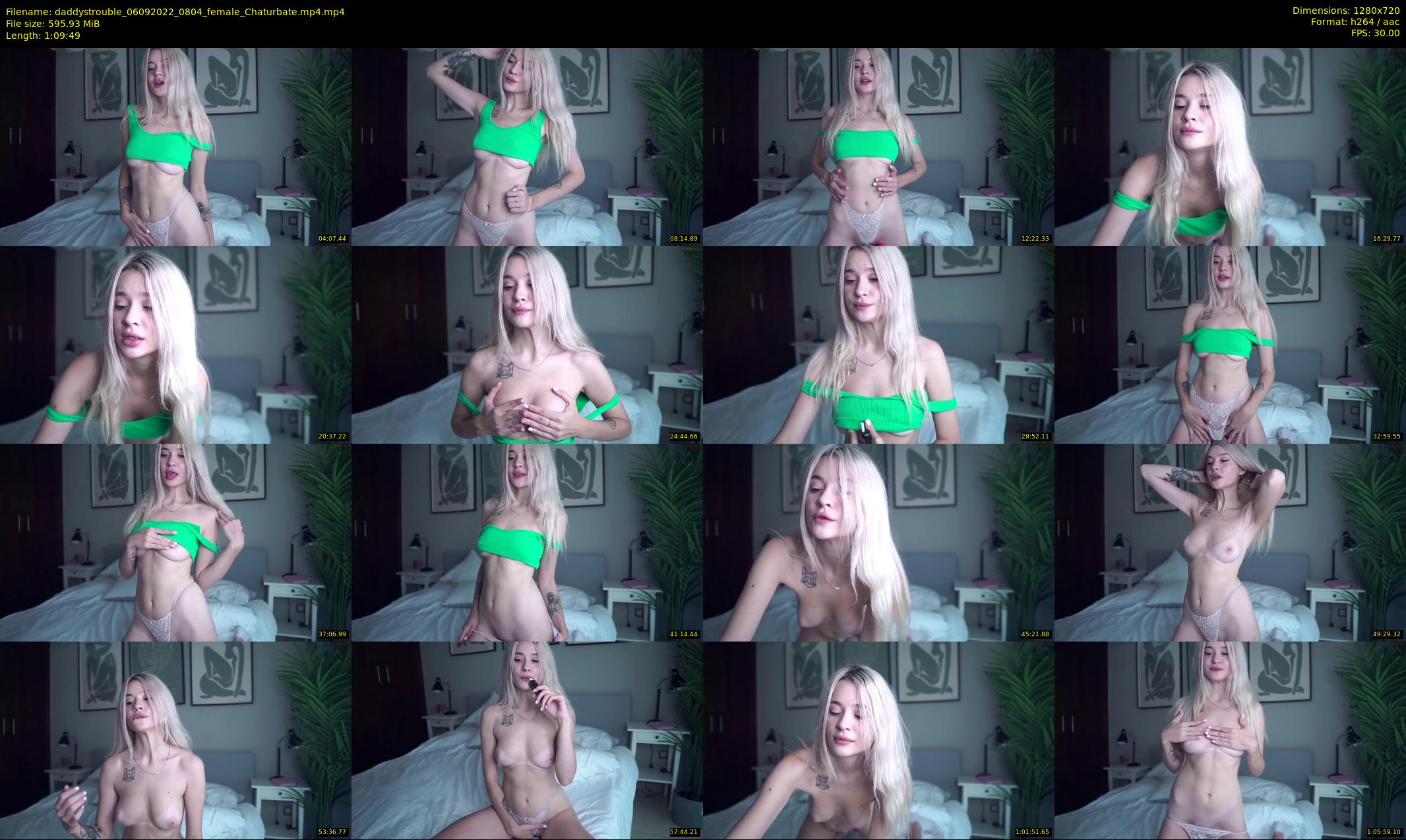 daddystrouble — 70 minute Chaturbate female cam show recording, 720p, Sep 6, 2022