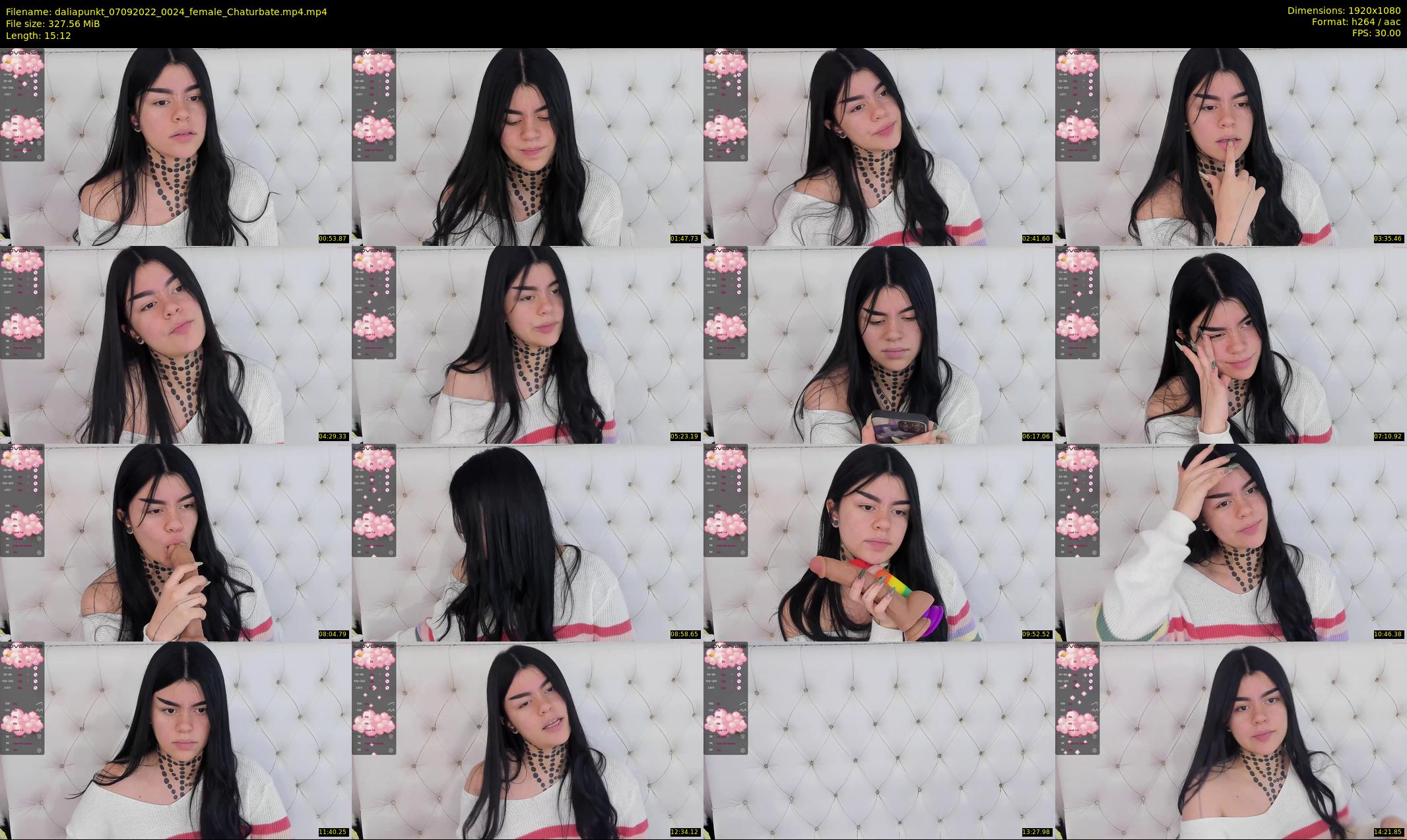 daliapunkt — 16 minute Chaturbate female cam show recording, 1080p, Sep 7, 2022
