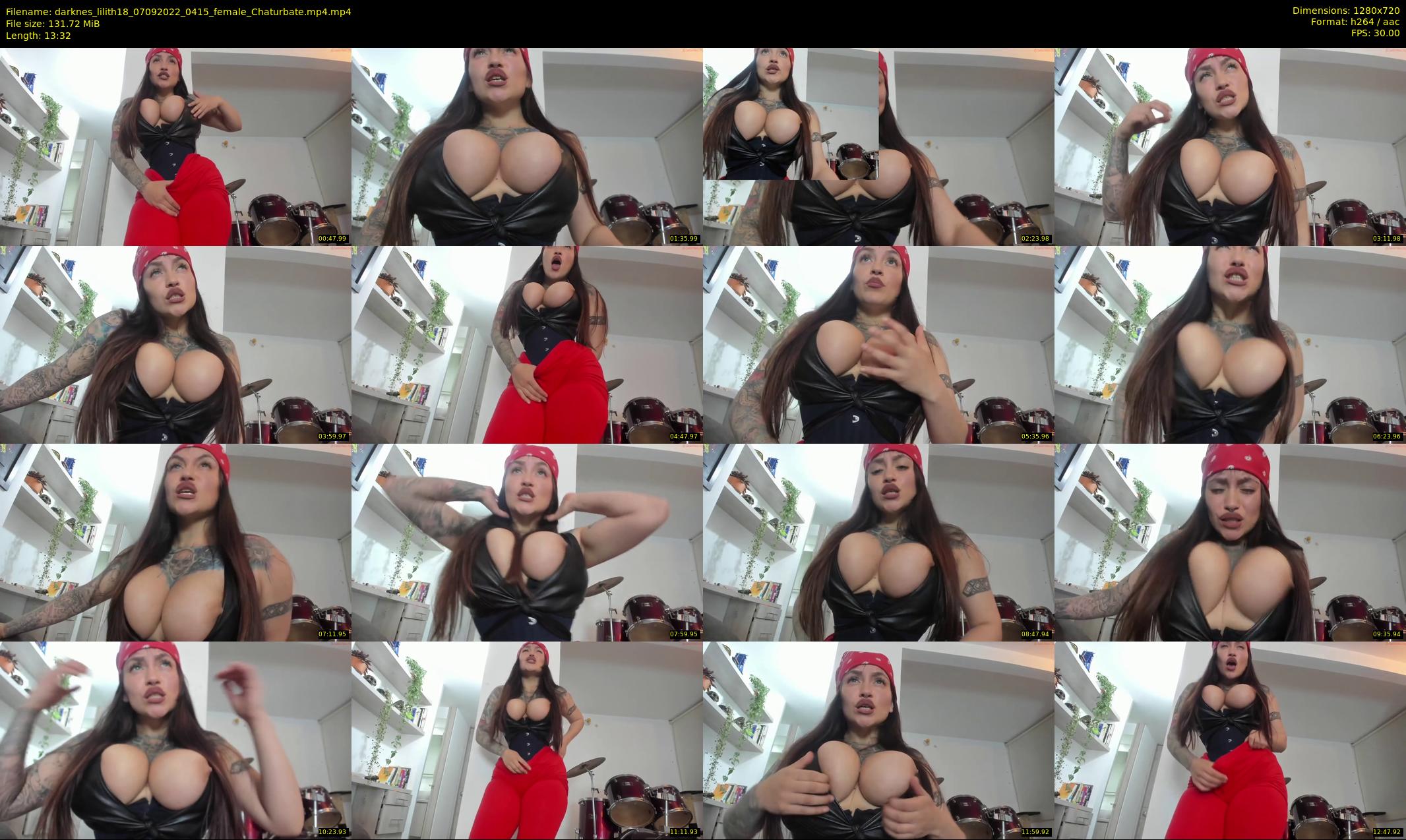 darknes_lilith18 — 14 minute Chaturbate female cam show recording, 720p, Sep 7, 2022