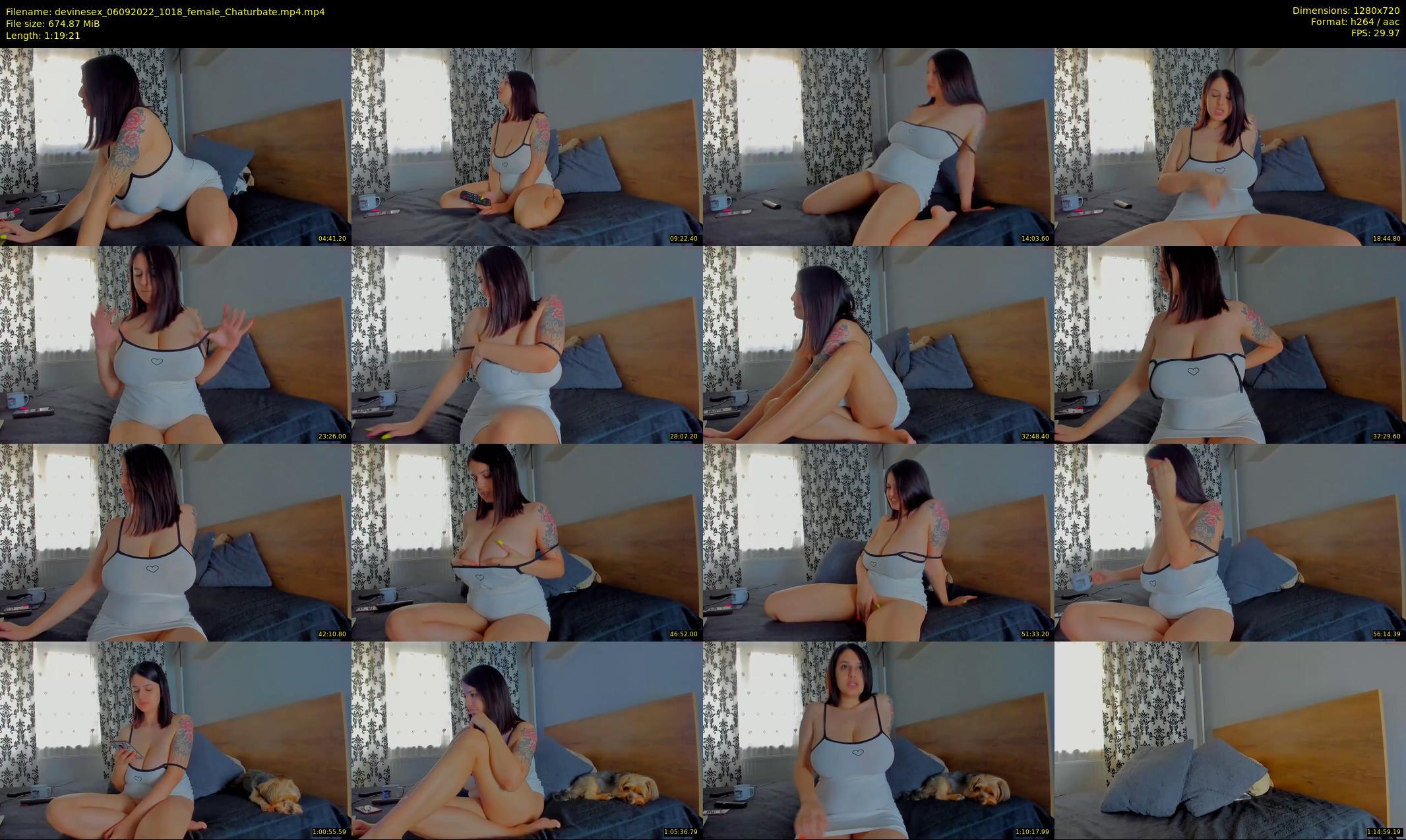 devinesex — 80 minute Chaturbate female cam show recording, 720p, Sep 6, 2022