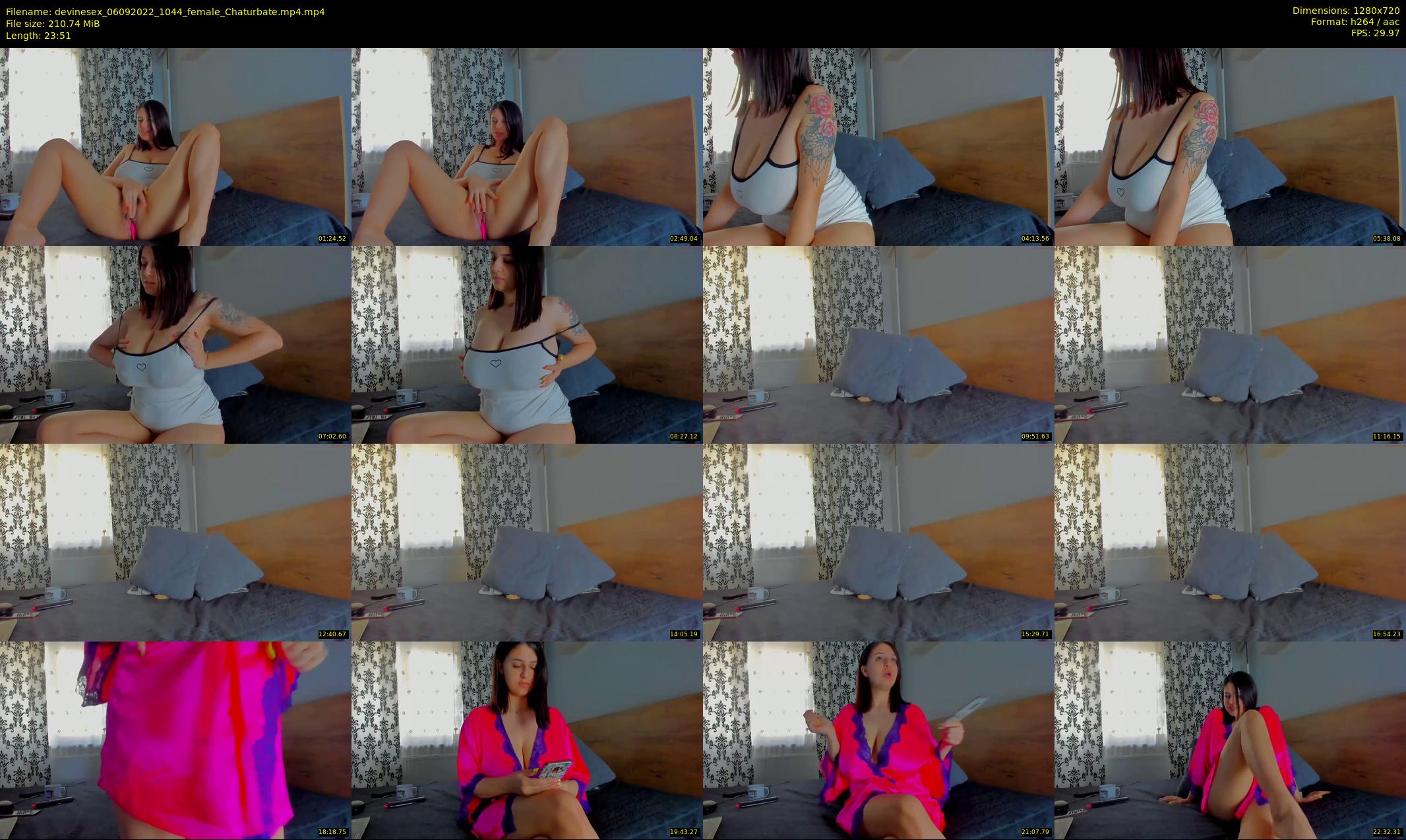 devinesex — 24 minute Chaturbate female cam show recording, 720p, Sep 6, 2022