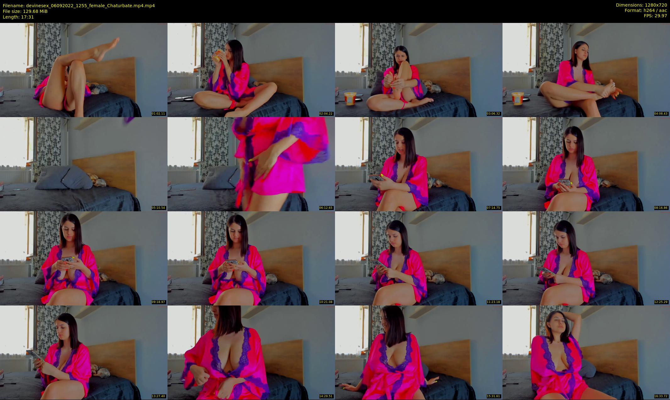 devinesex — 18 minute Chaturbate female cam show recording, 720p, Sep 6, 2022