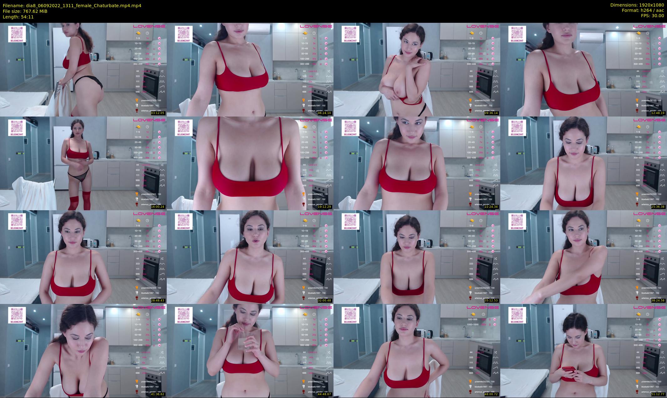dia8 — 55 minute Chaturbate female cam show recording, 1080p, Sep 6, 2022