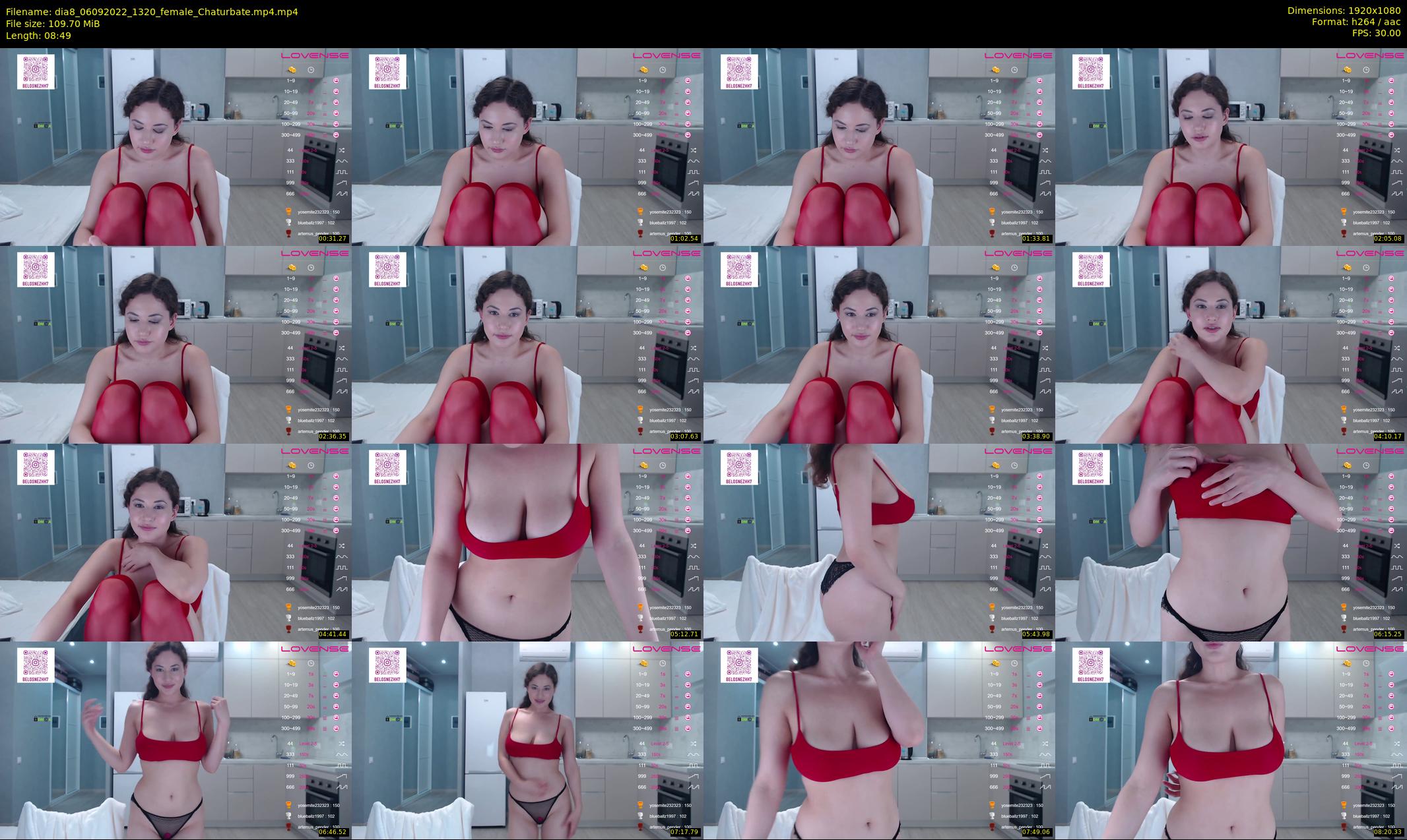 dia8 — 9 minute Chaturbate female cam show recording, 1080p, Sep 6, 2022