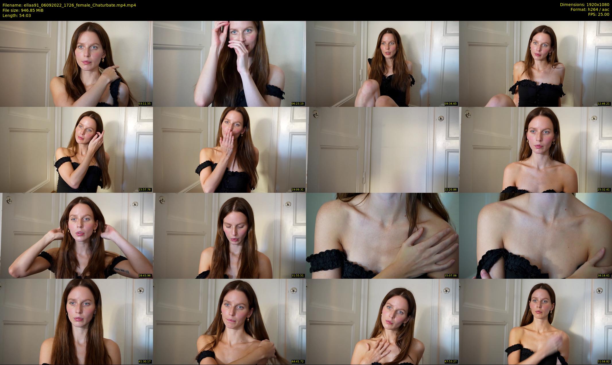 ellaa91 — 55 minute Chaturbate female cam show recording, 1080p, Sep 6, 2022