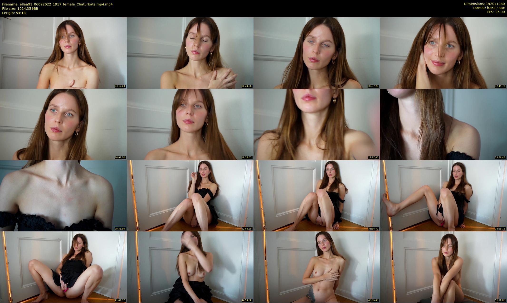 ellaa91 — 55 minute Chaturbate female cam show recording, 1080p, Sep 6, 2022