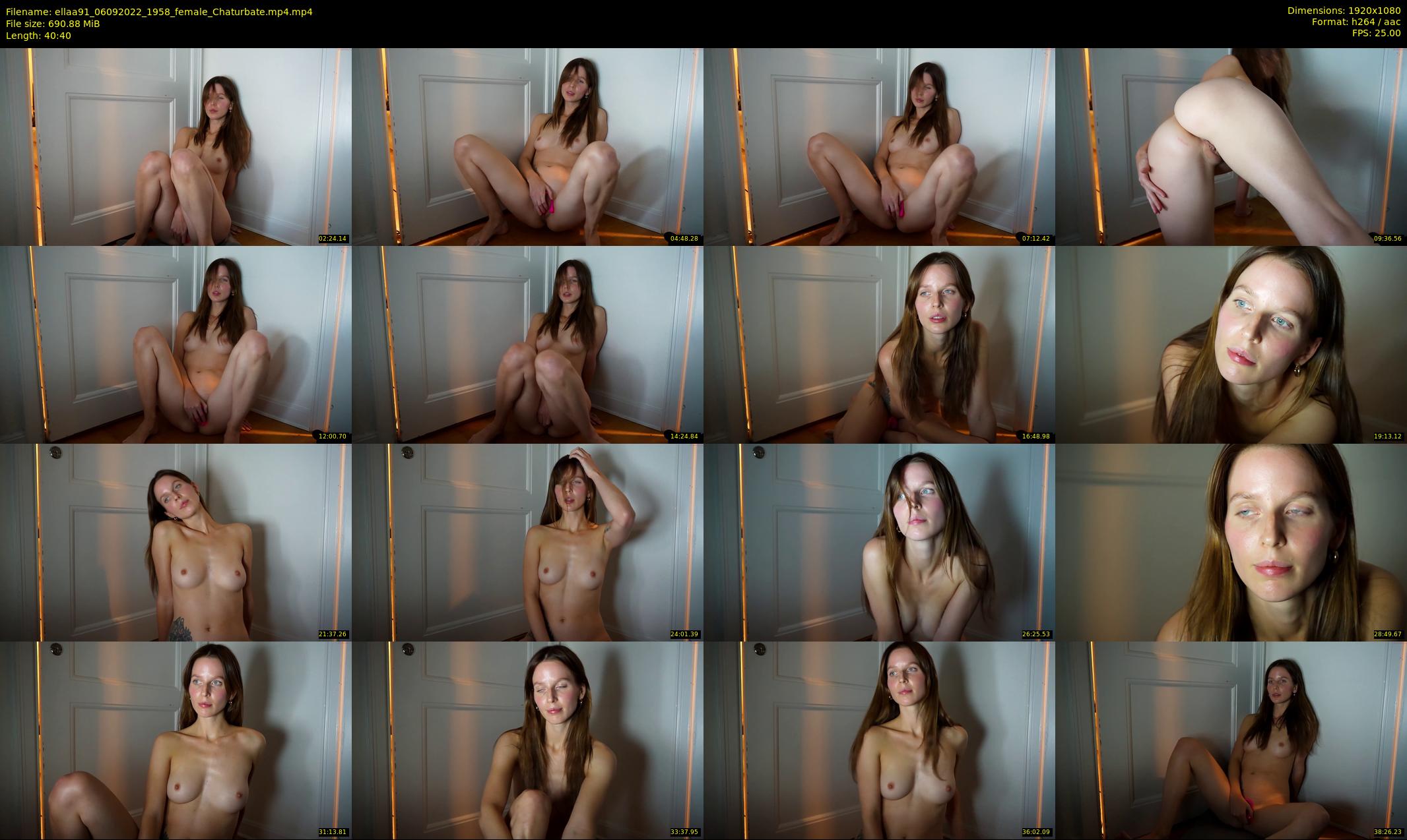 ellaa91 — 41 minute Chaturbate female cam show recording, 1080p, Sep 6, 2022