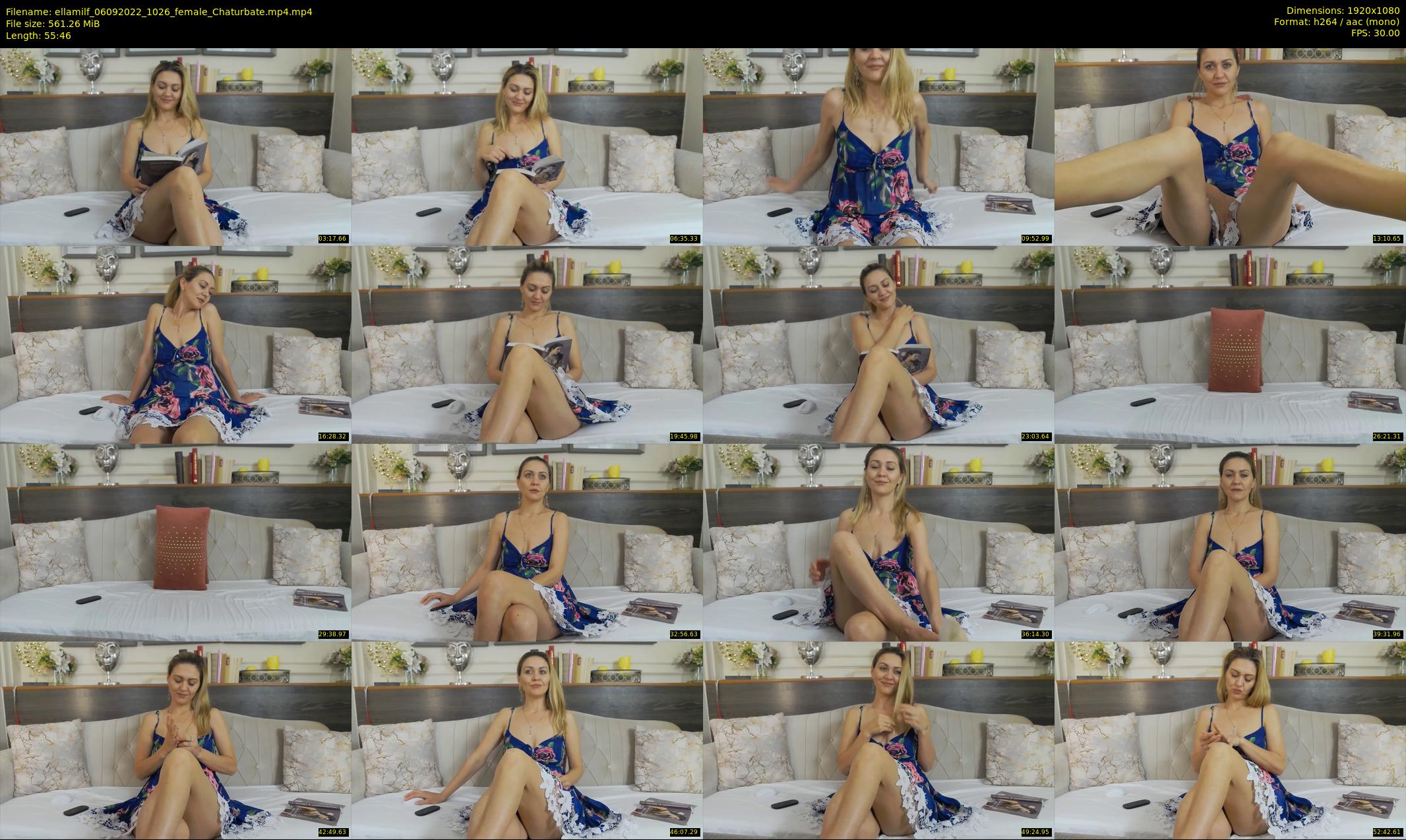 ellamilf — 56 minute Chaturbate female cam show recording, 1080p, Sep 6, 2022