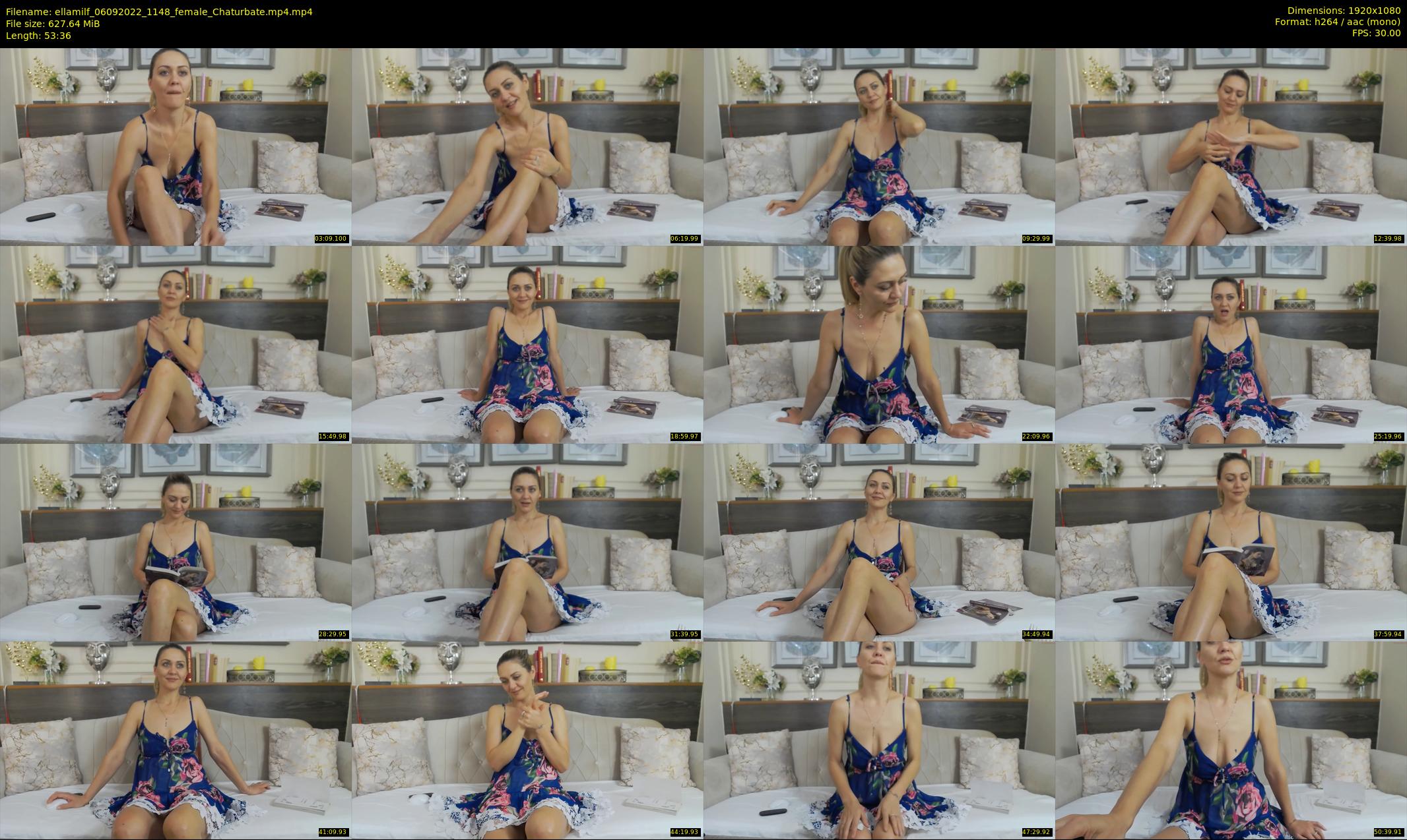 ellamilf — 54 minute Chaturbate female cam show recording, 1080p, Sep 6, 2022