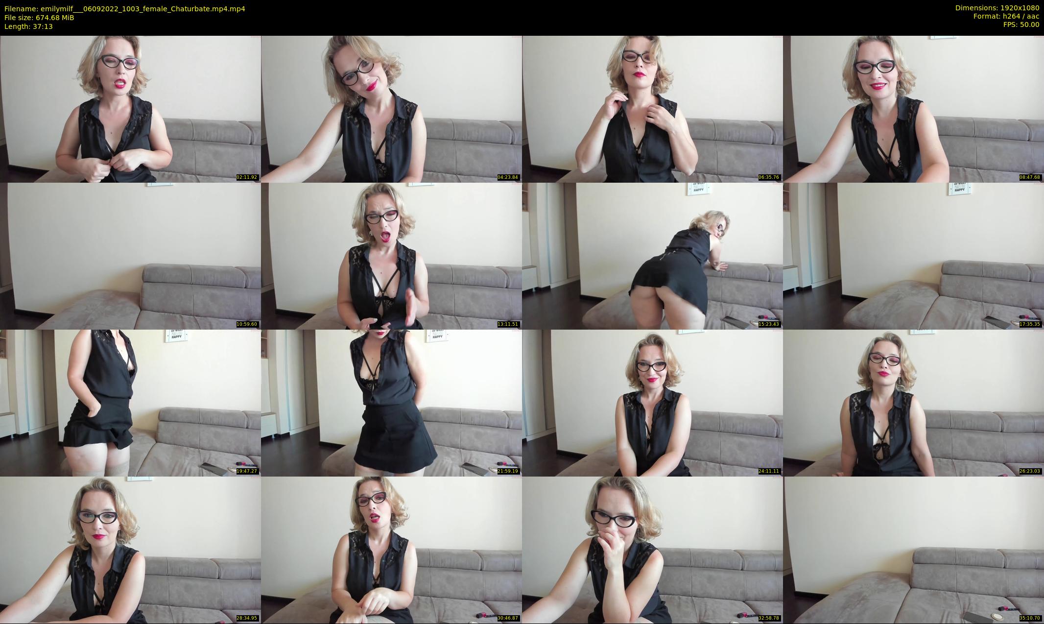 emilymilf__ — 38 minute Chaturbate female cam show recording, 1080p, Sep 6, 2022