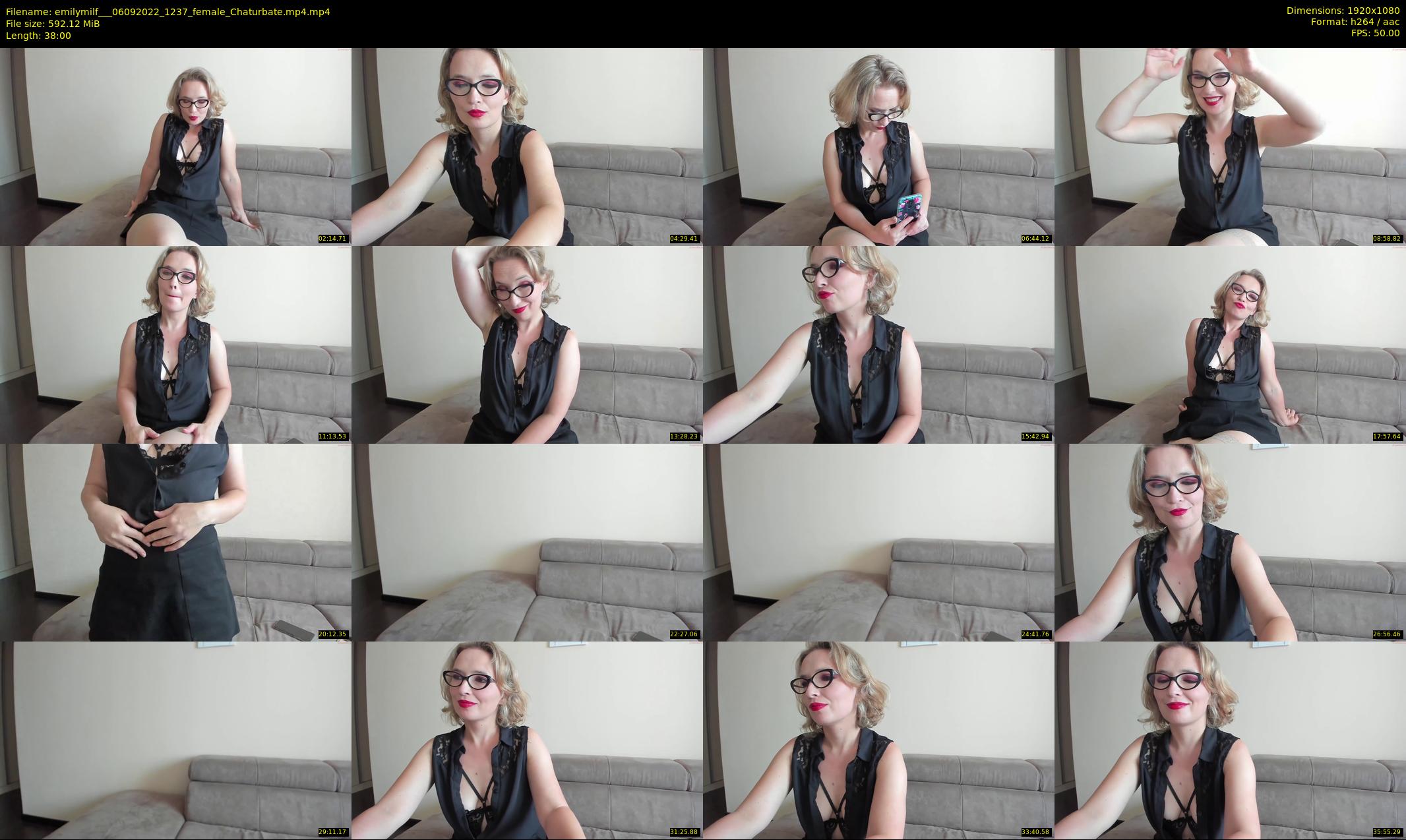 emilymilf__ — 38 minute Chaturbate female cam show recording, 1080p, Sep 6, 2022